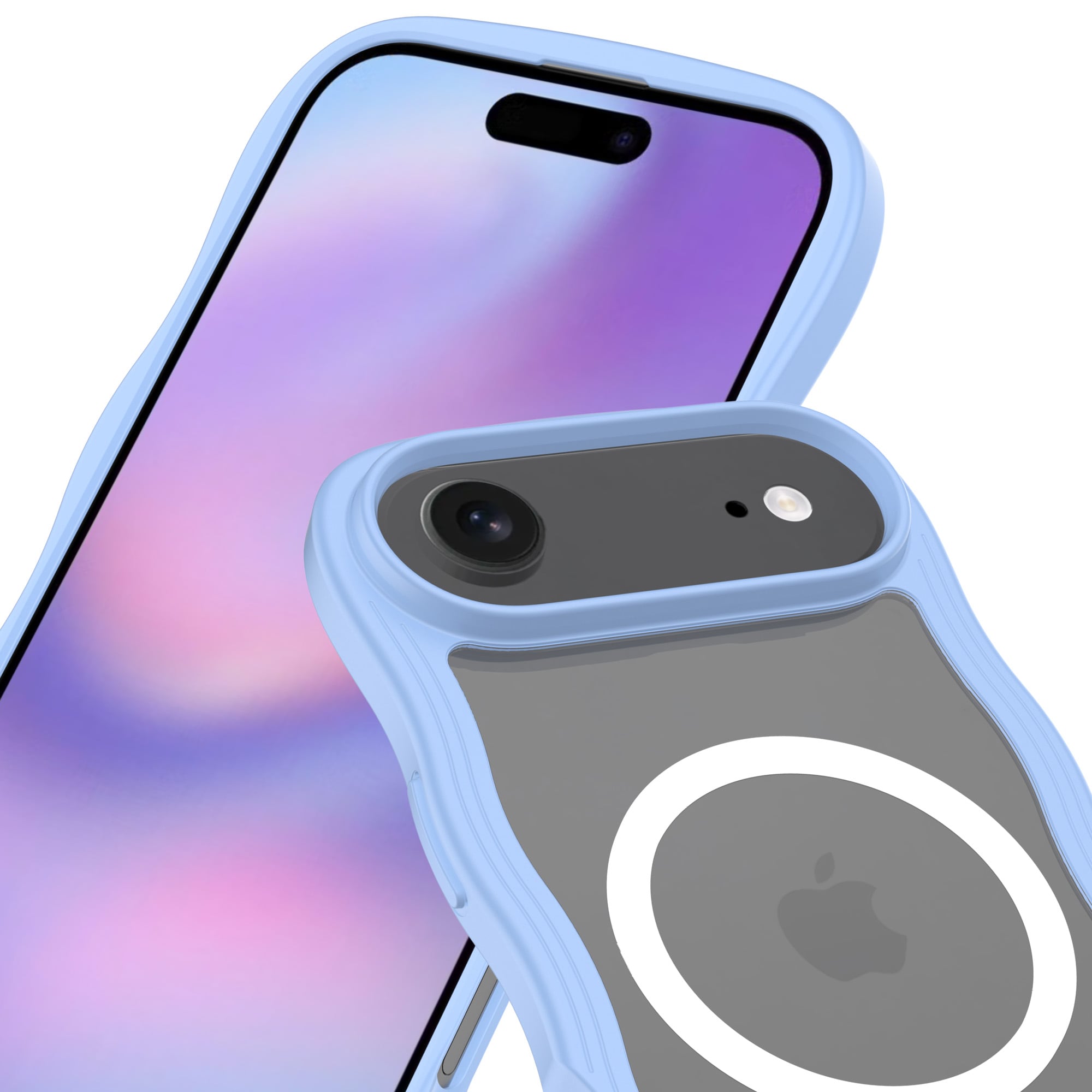 iPhone Air The Wave Magnetic Case Blå