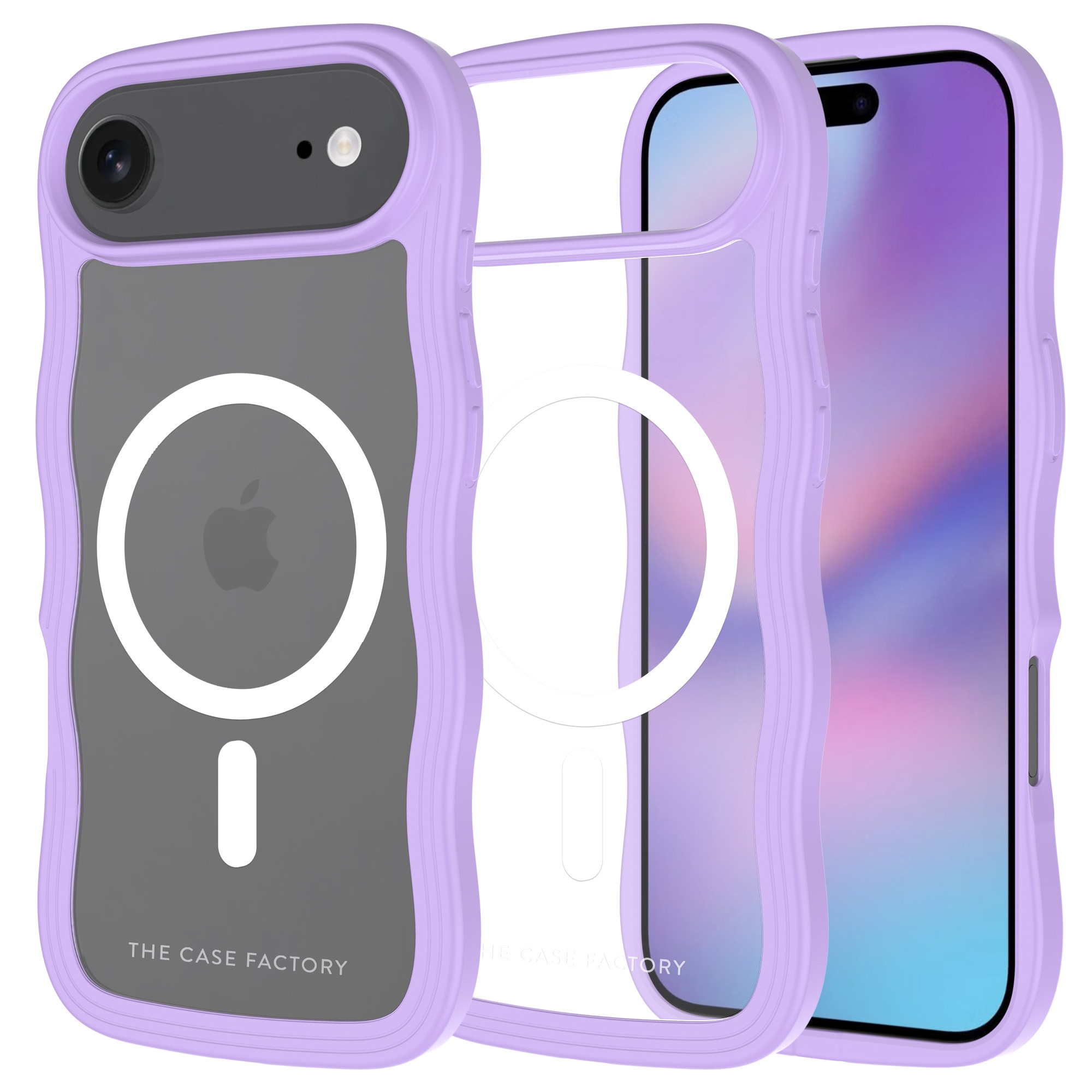 iPhone Air The Wave Magnetic Case Lila