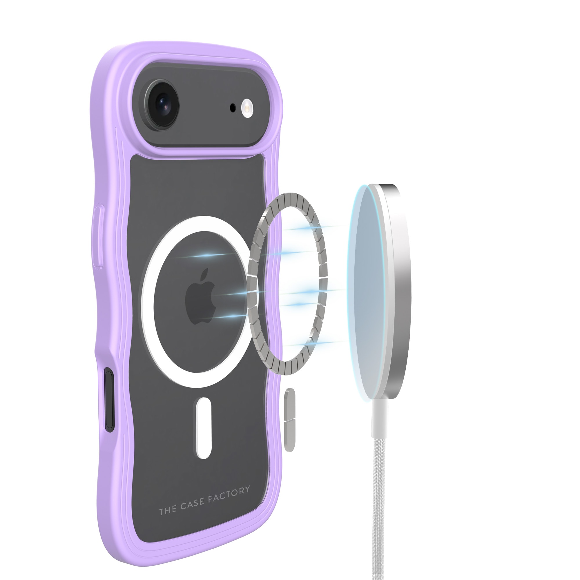iPhone Air The Wave Magnetic Case Lila