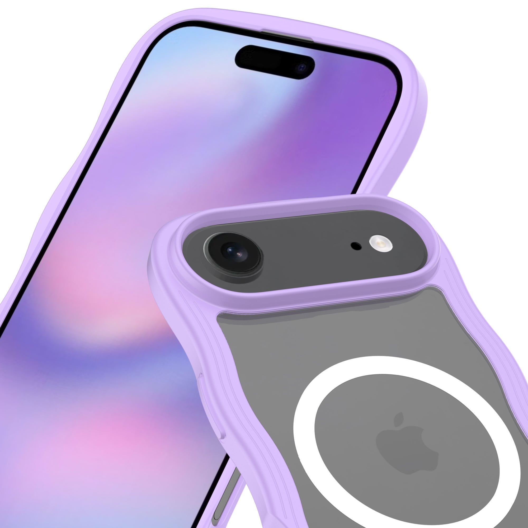iPhone Air The Wave Magnetic Case Lila