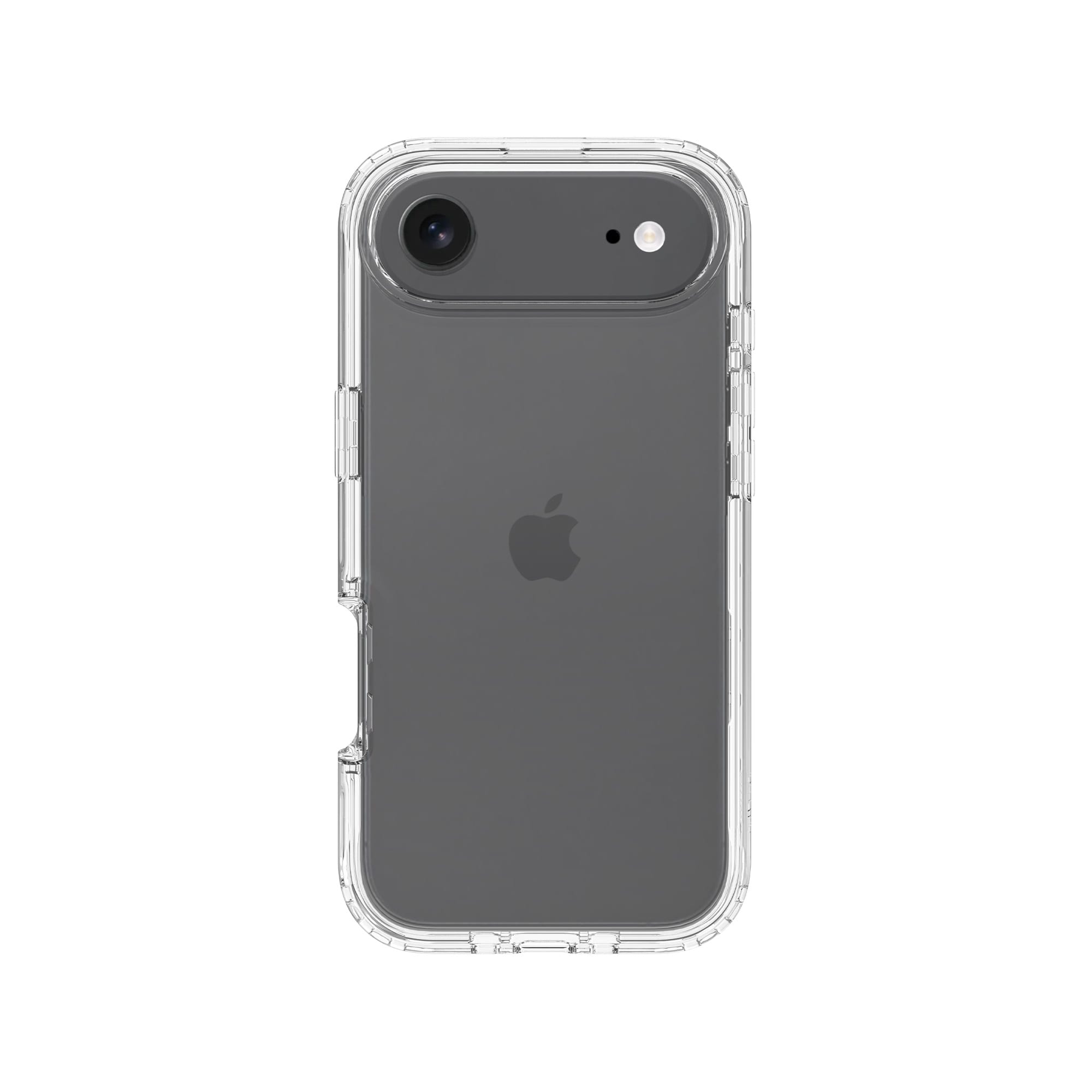 iPhone 17 Air Stöttåligt mobilskal med skyddsram Genomskinlig