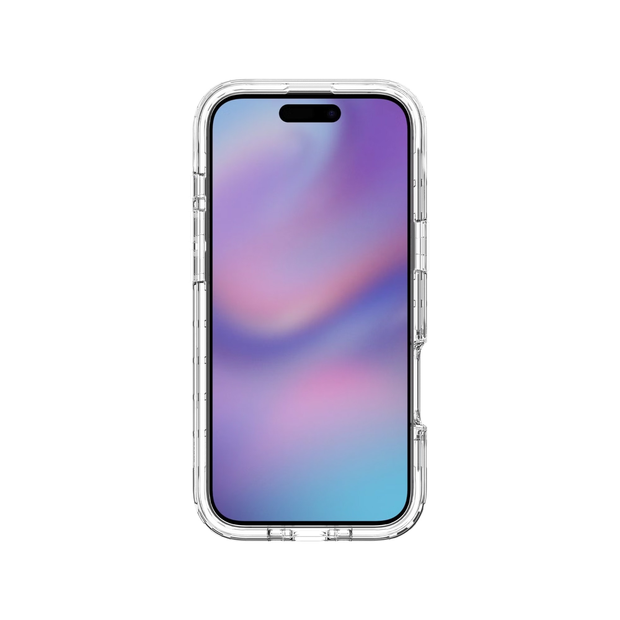 iPhone 17 Air Stöttåligt mobilskal med skyddsram Genomskinlig