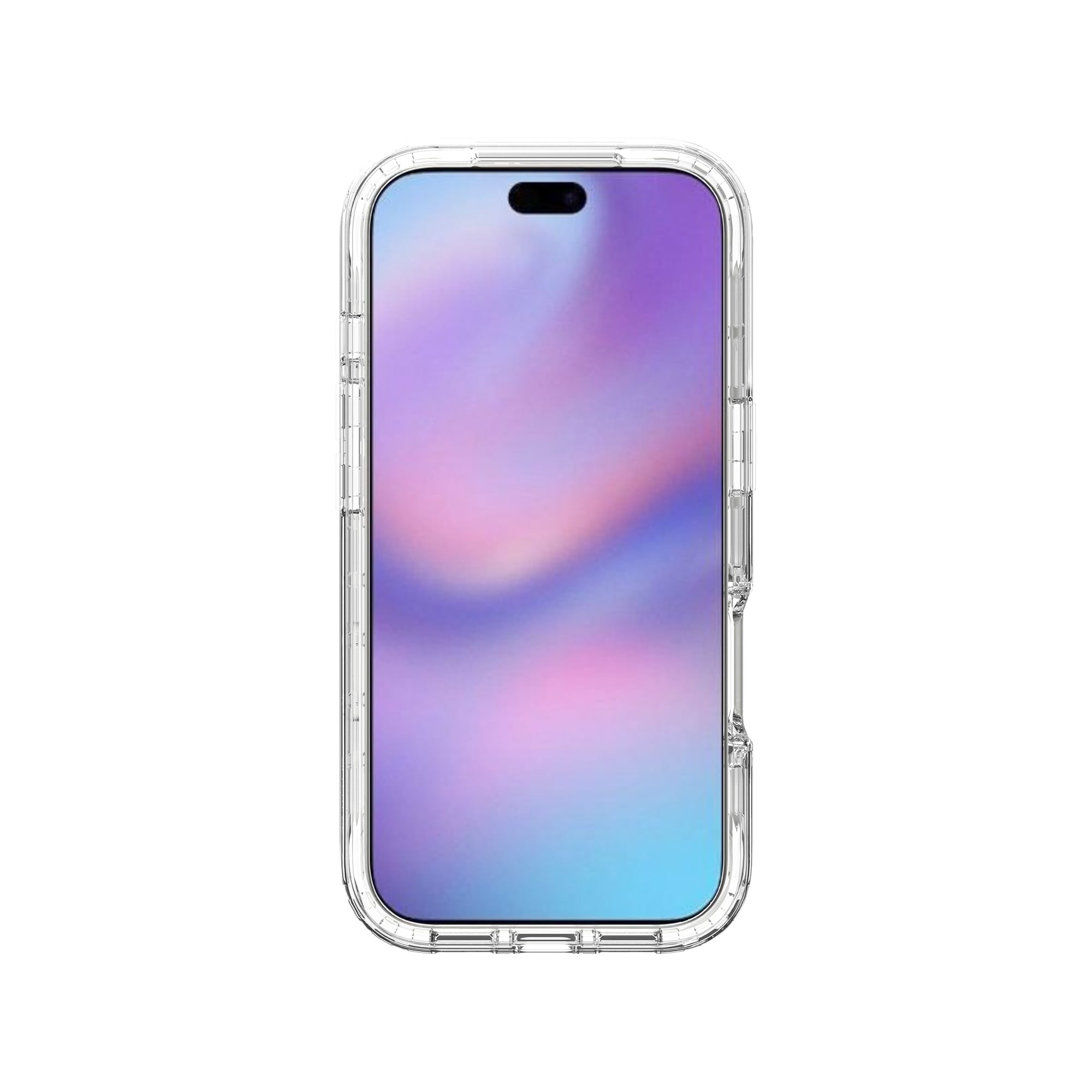 iPhone 17 Pro Max Stöttåligt mobilskal med skyddsram, Genomskinlig