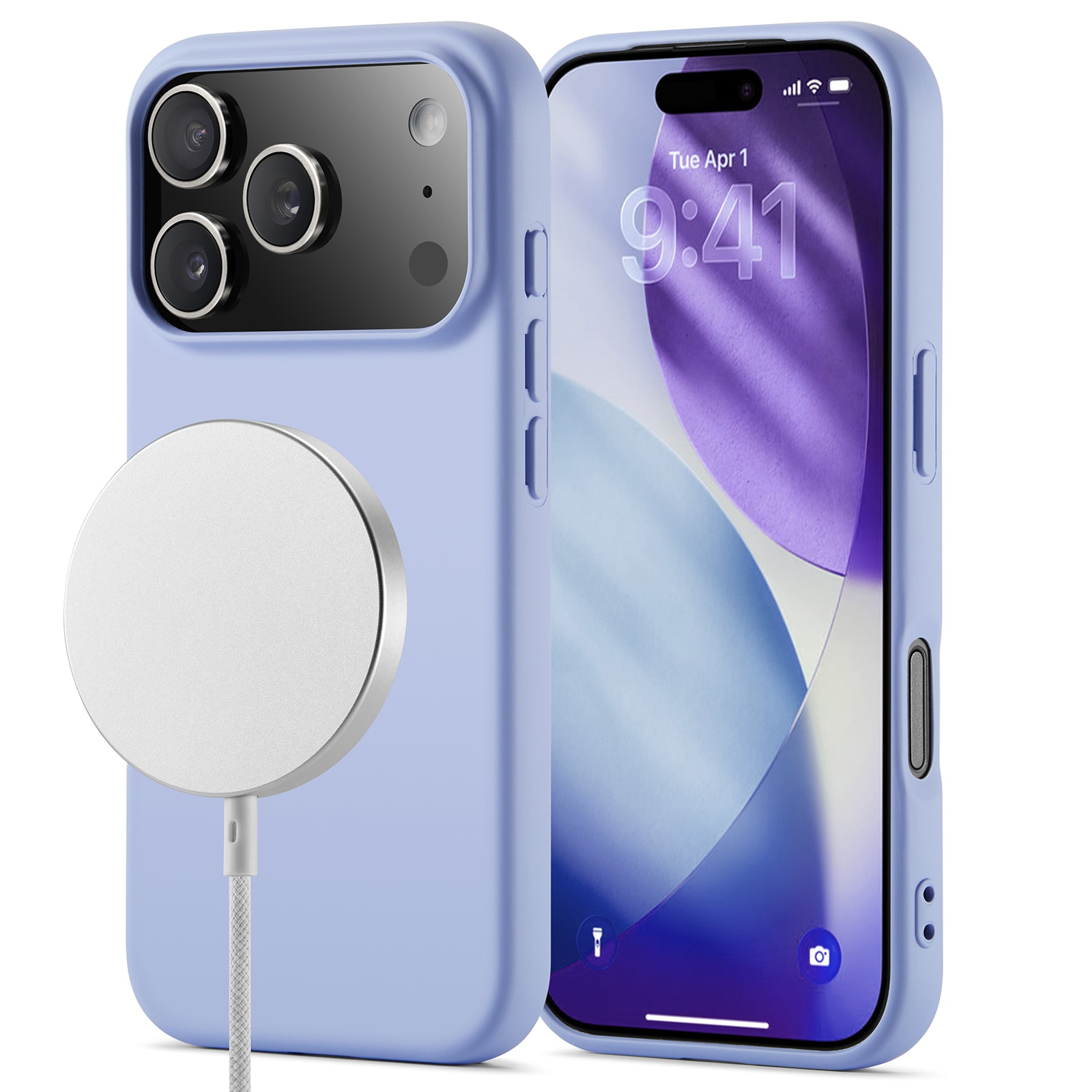 iPhone 17 Pro MagSafe Mobilskal i TPU, Lila