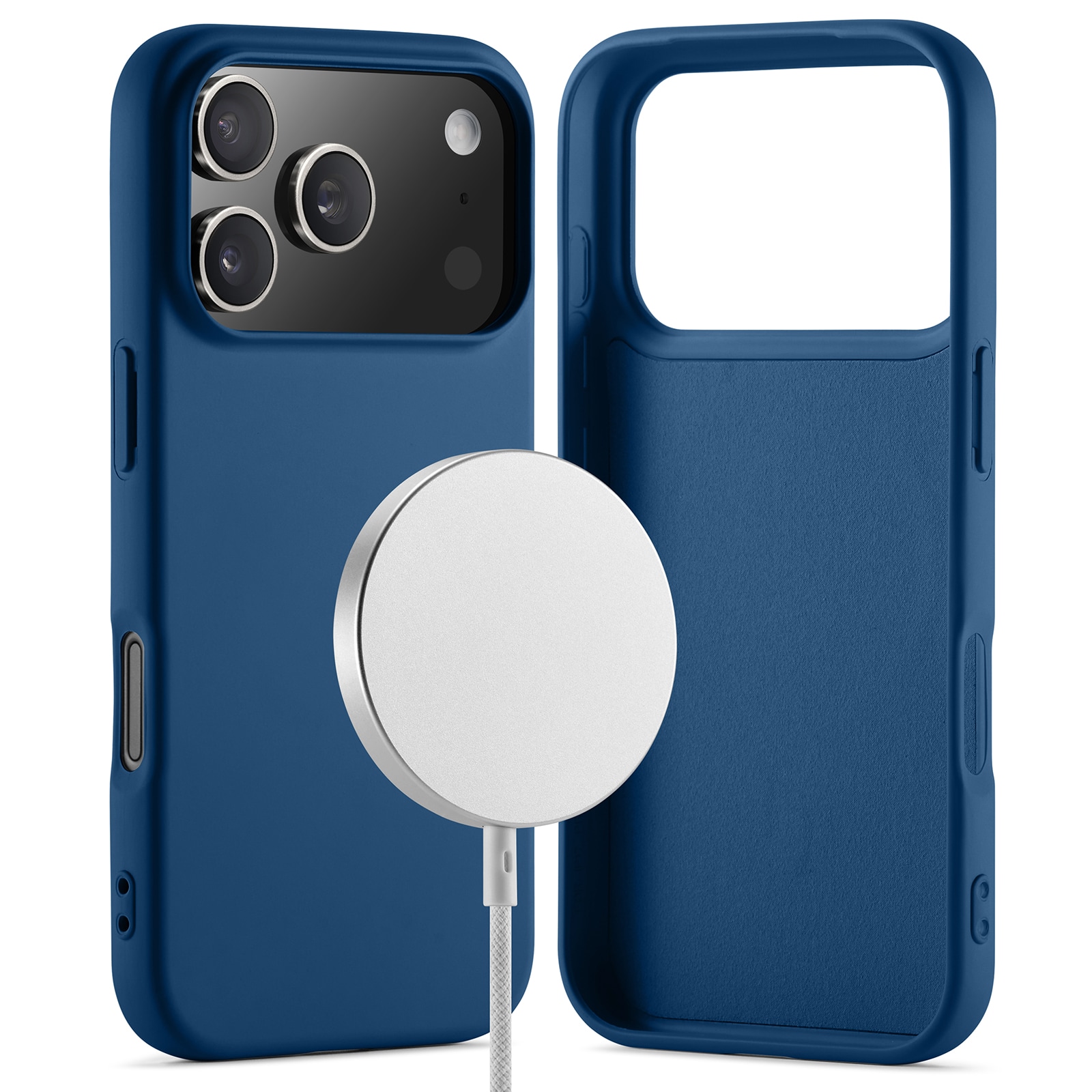 iPhone 17 Pro MagSafe Mobilskal i TPU, Mörkblå