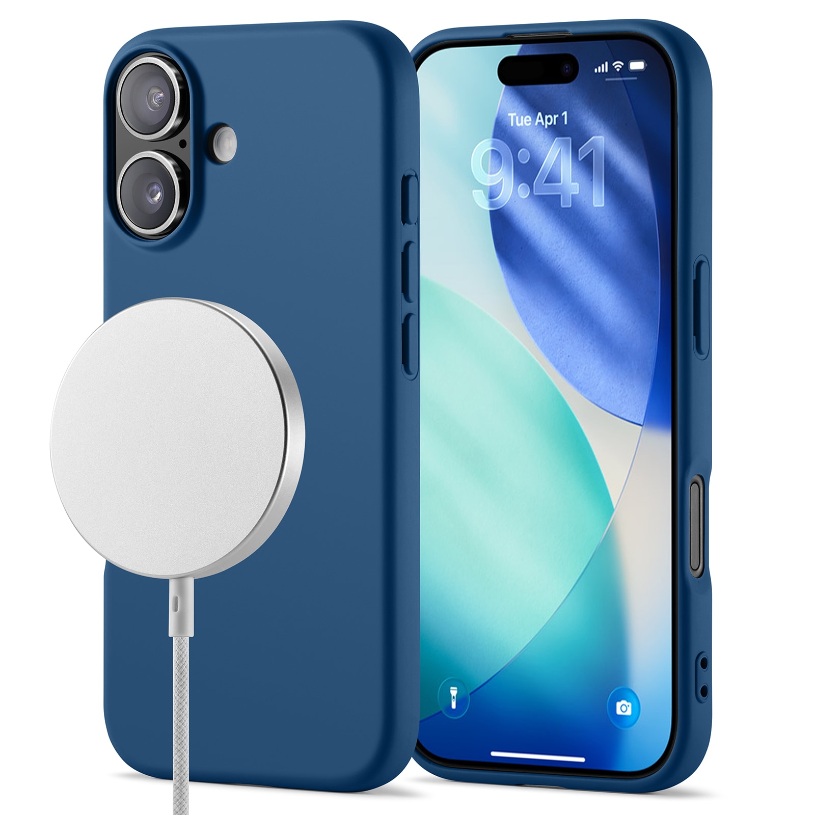 iPhone 17 MagSafe Mobilskal i TPU, Mörkblå