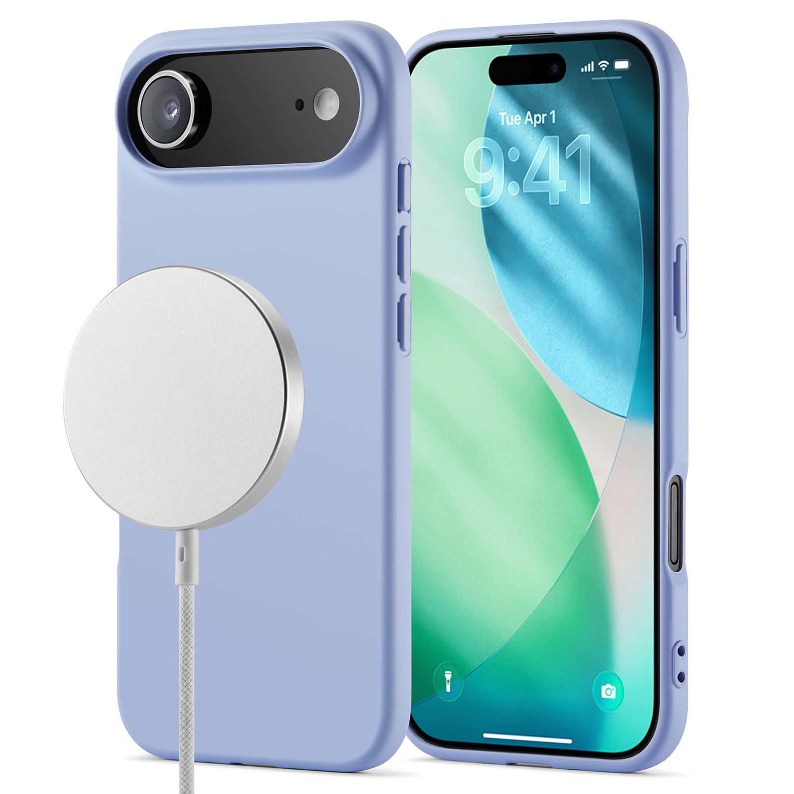 iPhone 17 Air MagSafe Mobilskal i TPU, Lila
