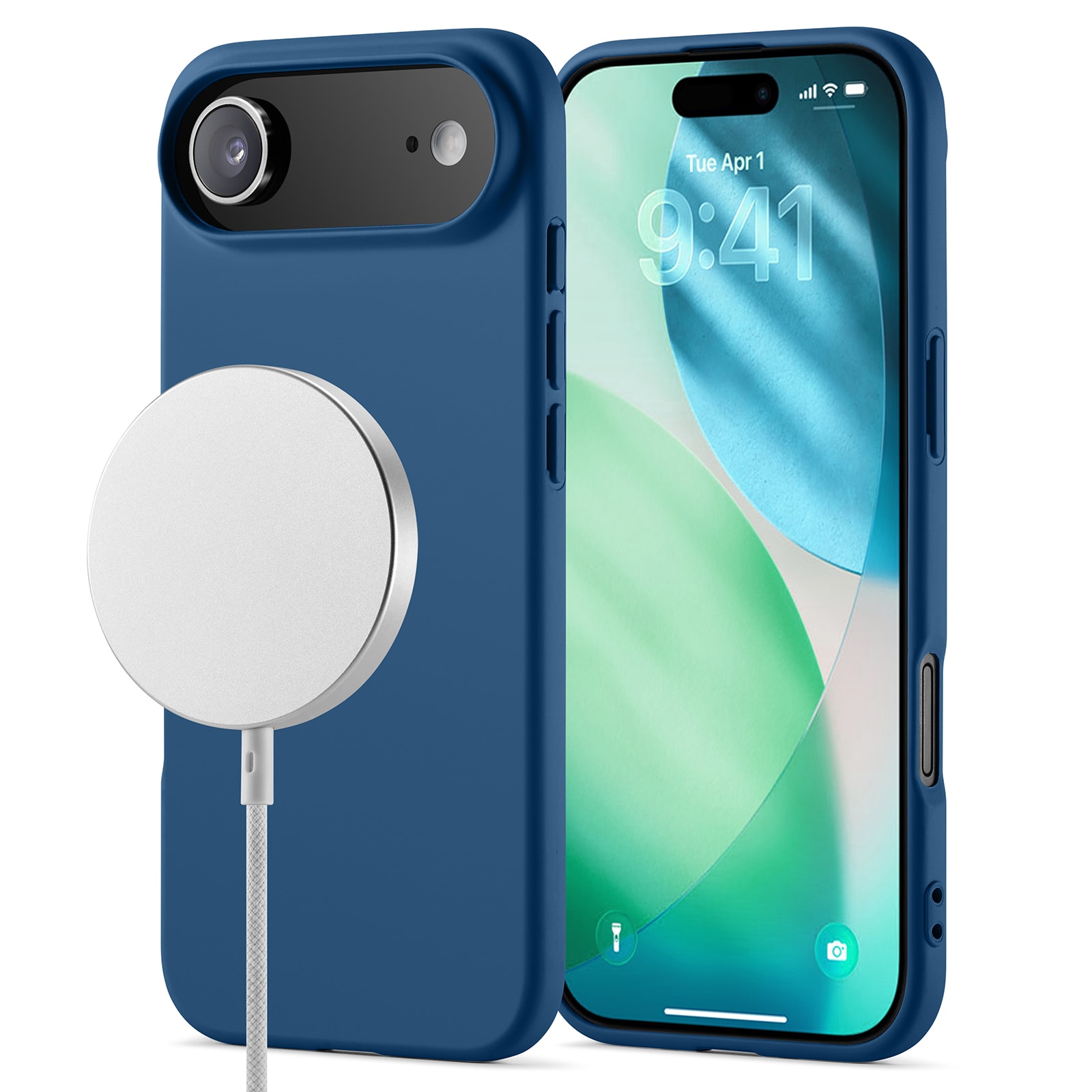 iPhone 17 Air MagSafe Mobilskal i TPU, Mörkblå