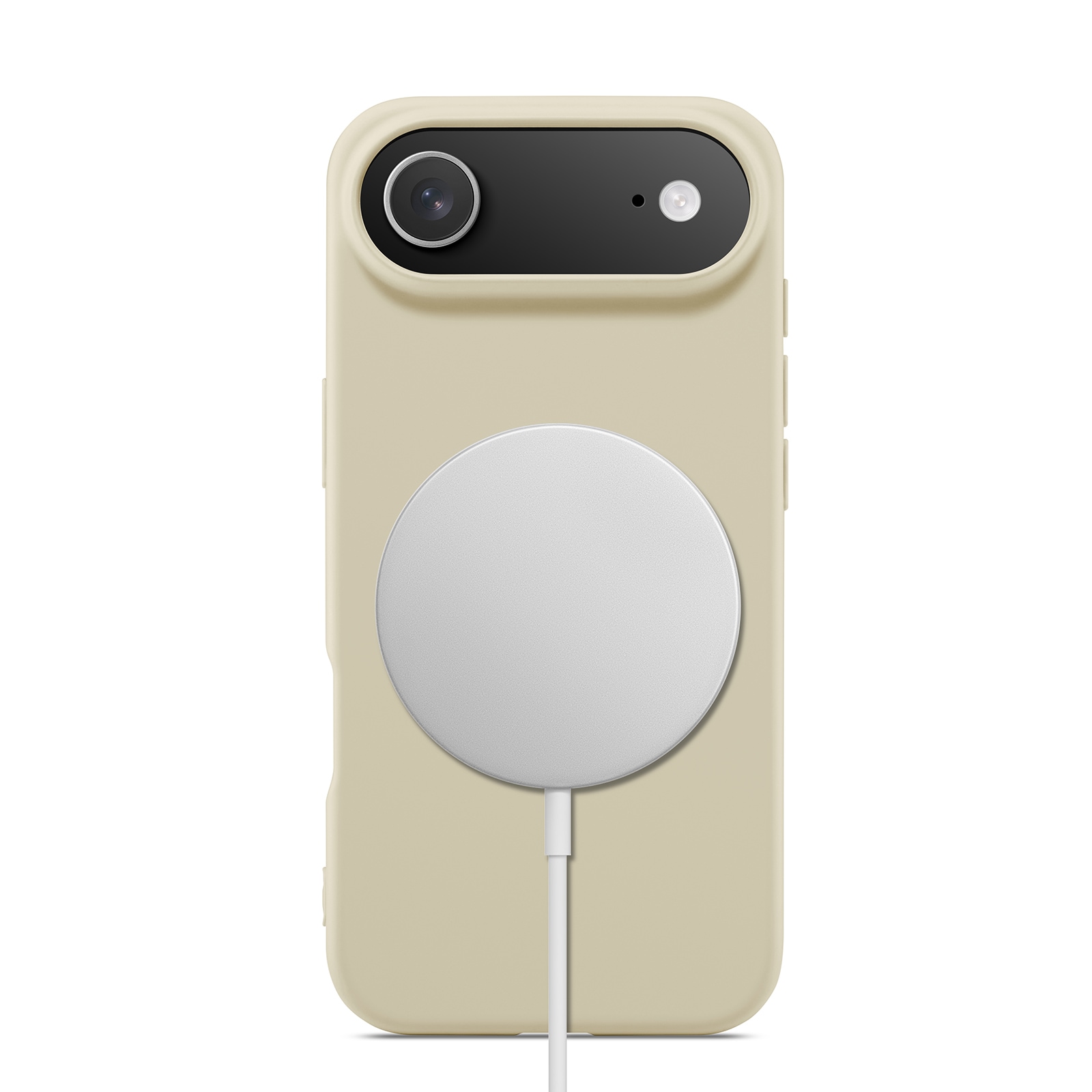 iPhone 17 Air MagSafe Mobilskal i TPU, Beige