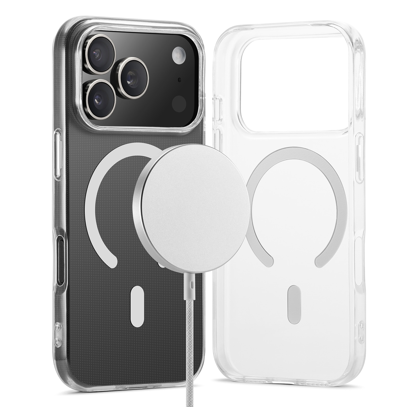 iPhone 17 Pro Max MagSafe-skal i TPU, Genomskinlig