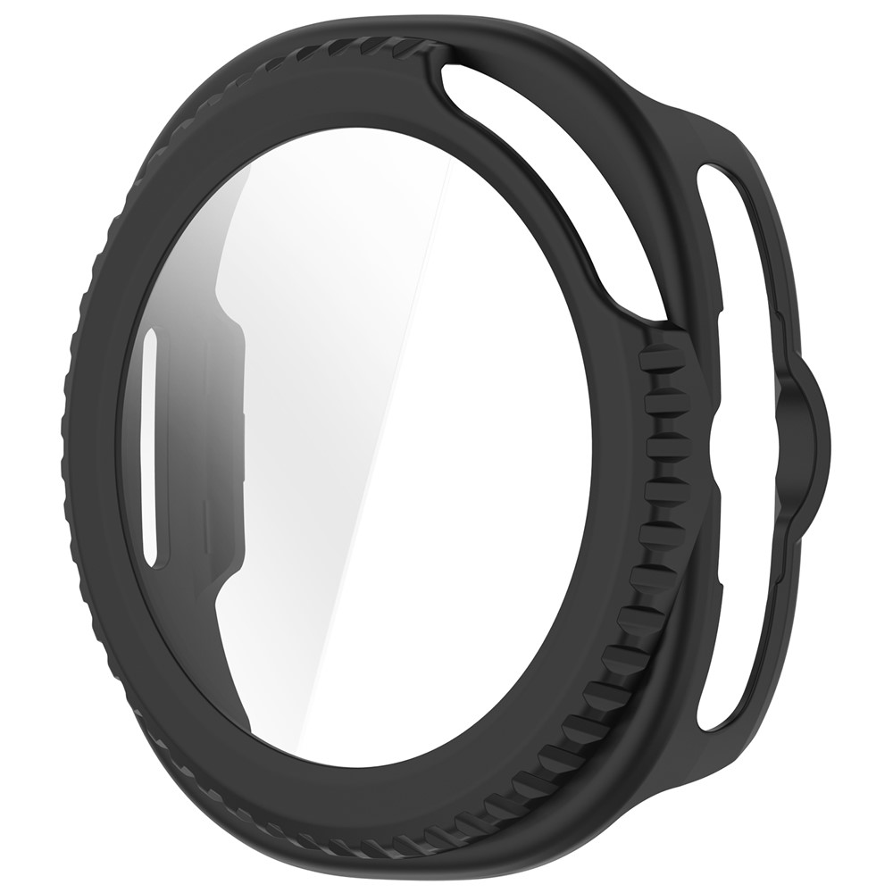 Samsung Galaxy Watch 8 Classic Heltäckande skal med inbyggt skärmskydd, Svart