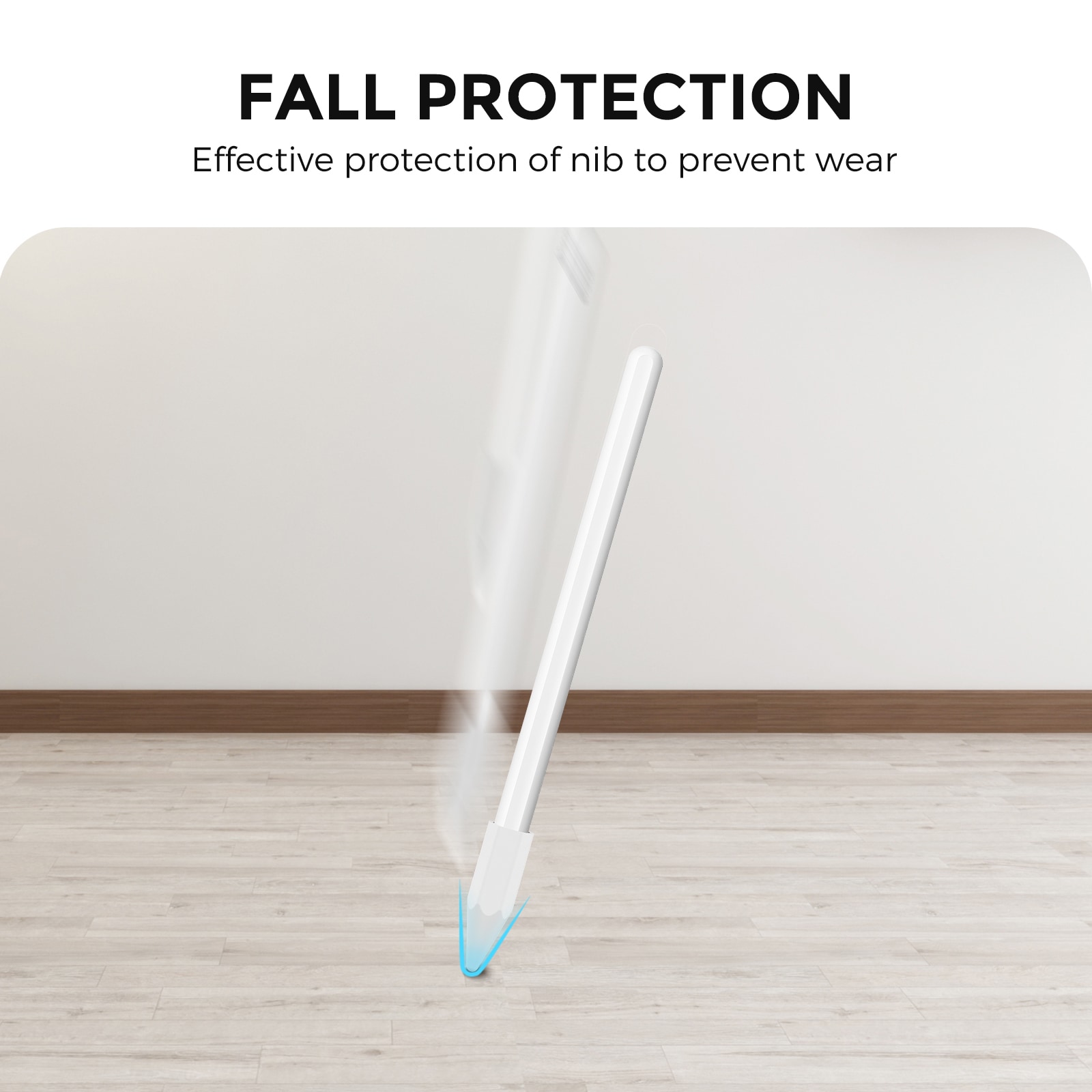 Apple Pencil Spetsskydd i TPU, Vit