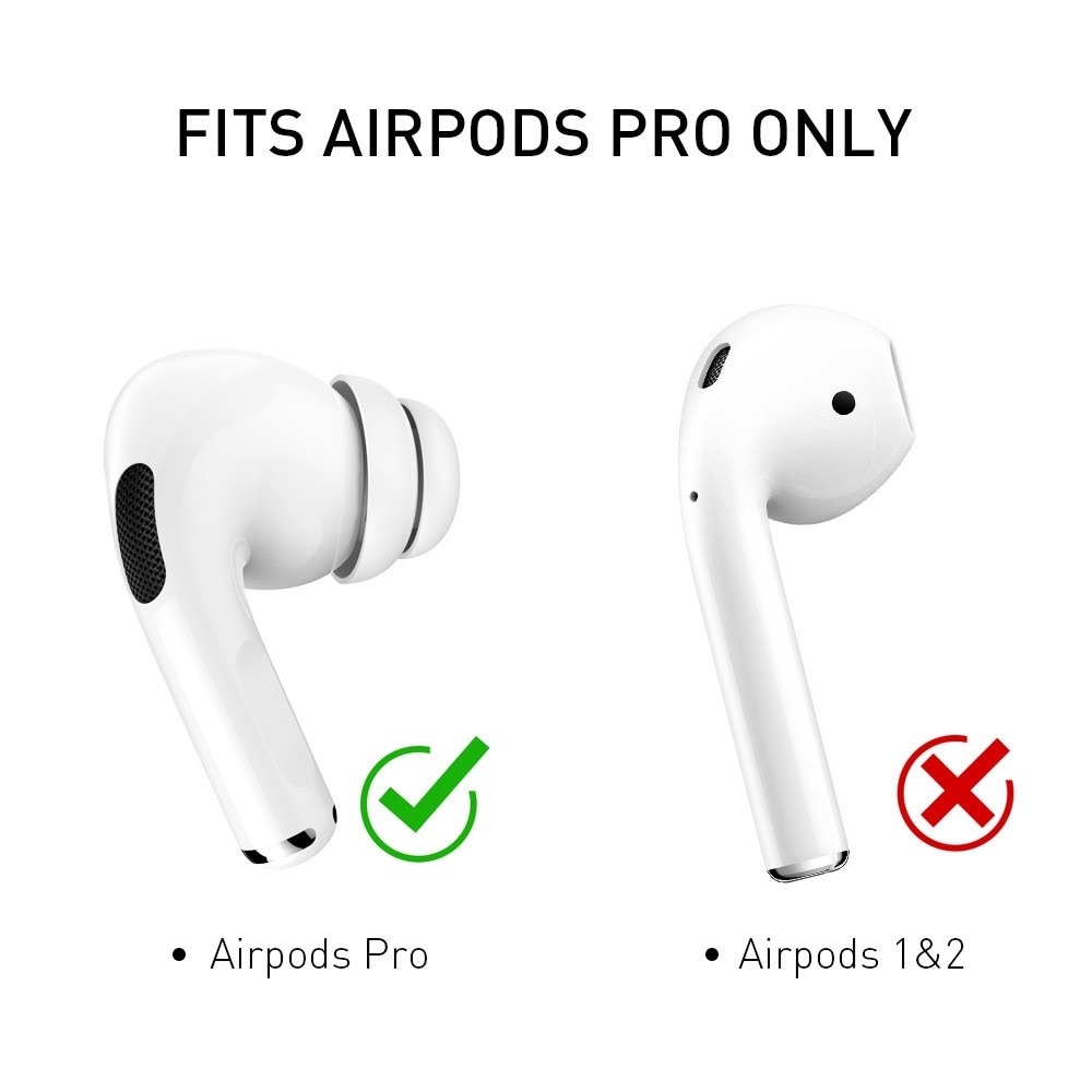 AirPods Pro 2-pack Mjuka Ear Tips  - strl L, vit
