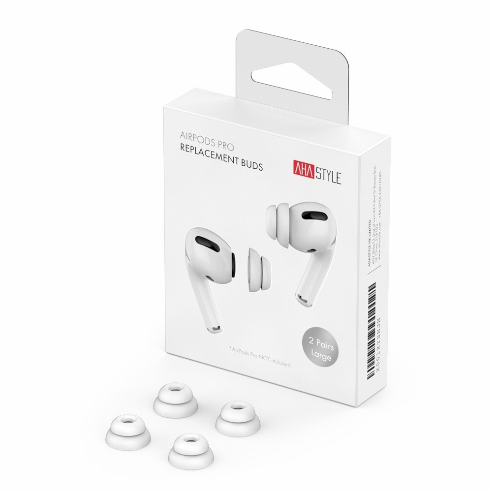 AirPods Pro 2-pack Mjuka Ear Tips  - strl M, vit