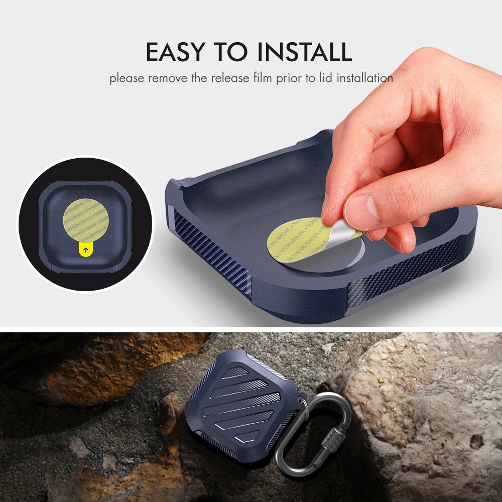 Samsung Galaxy Buds FE Rugged skal, svart