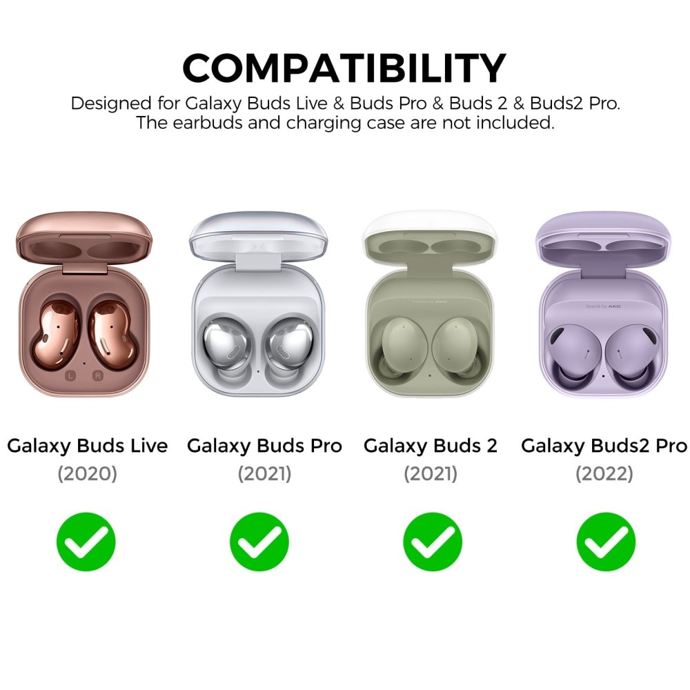 Samsung Galaxy Buds FE Skal diamant, transparent