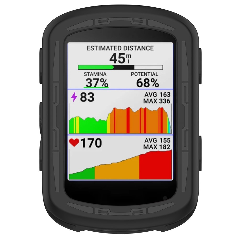 Garmin Edge 840 /540 Skyddande silikonskal, svart