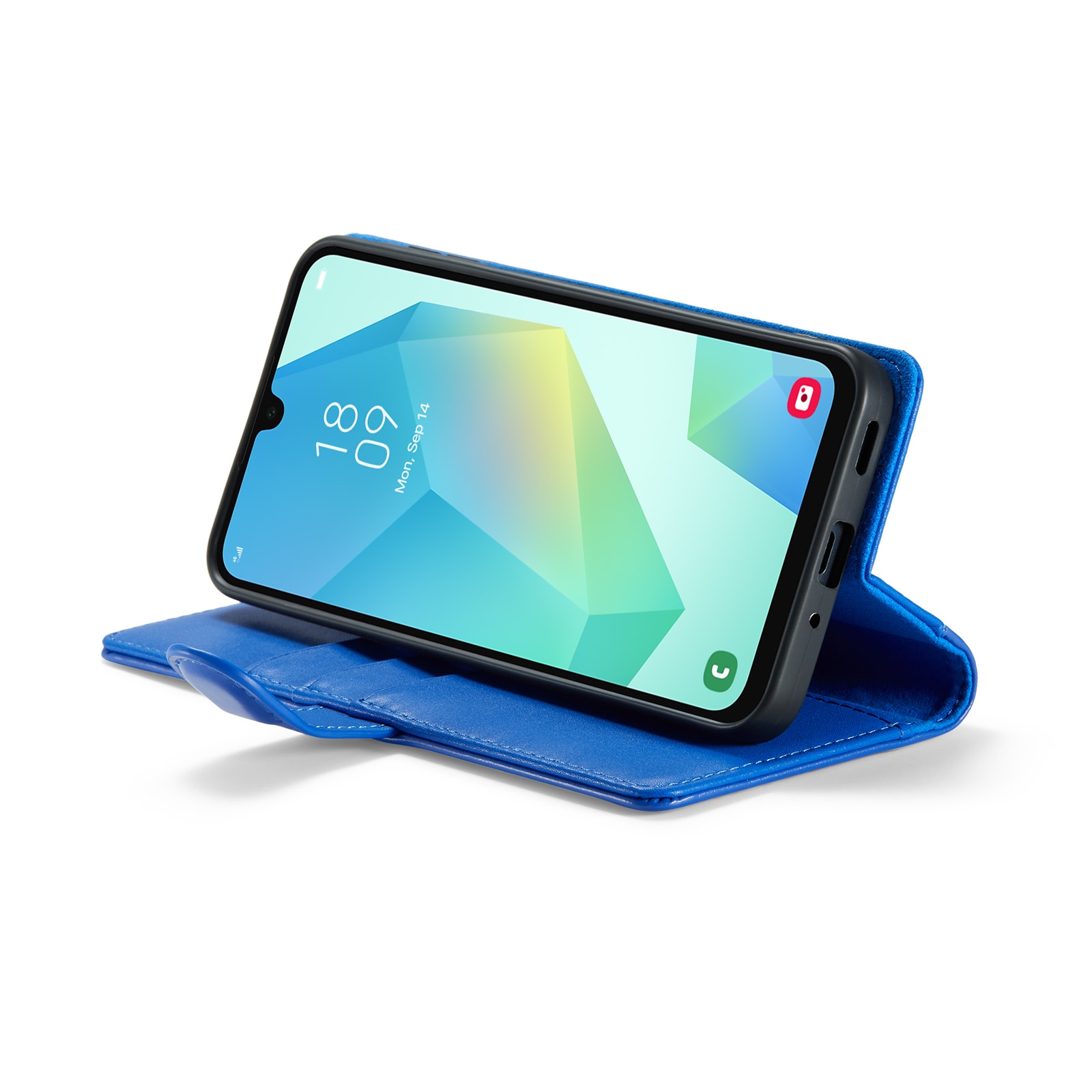 Samsung Galaxy A16 Plånboksfodral i Äkta Läder, Blå