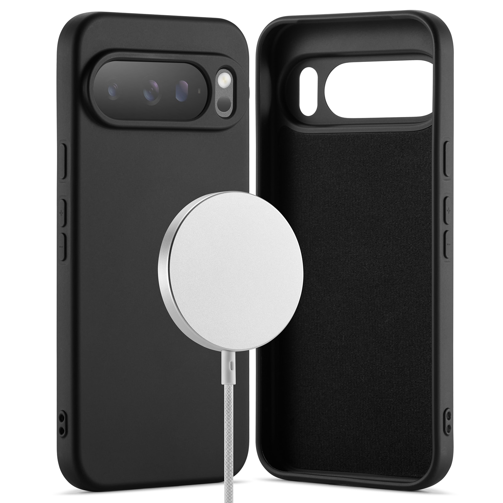 Google Pixel 10 Pro MagSafe Mobilskal i TPU, Svart
