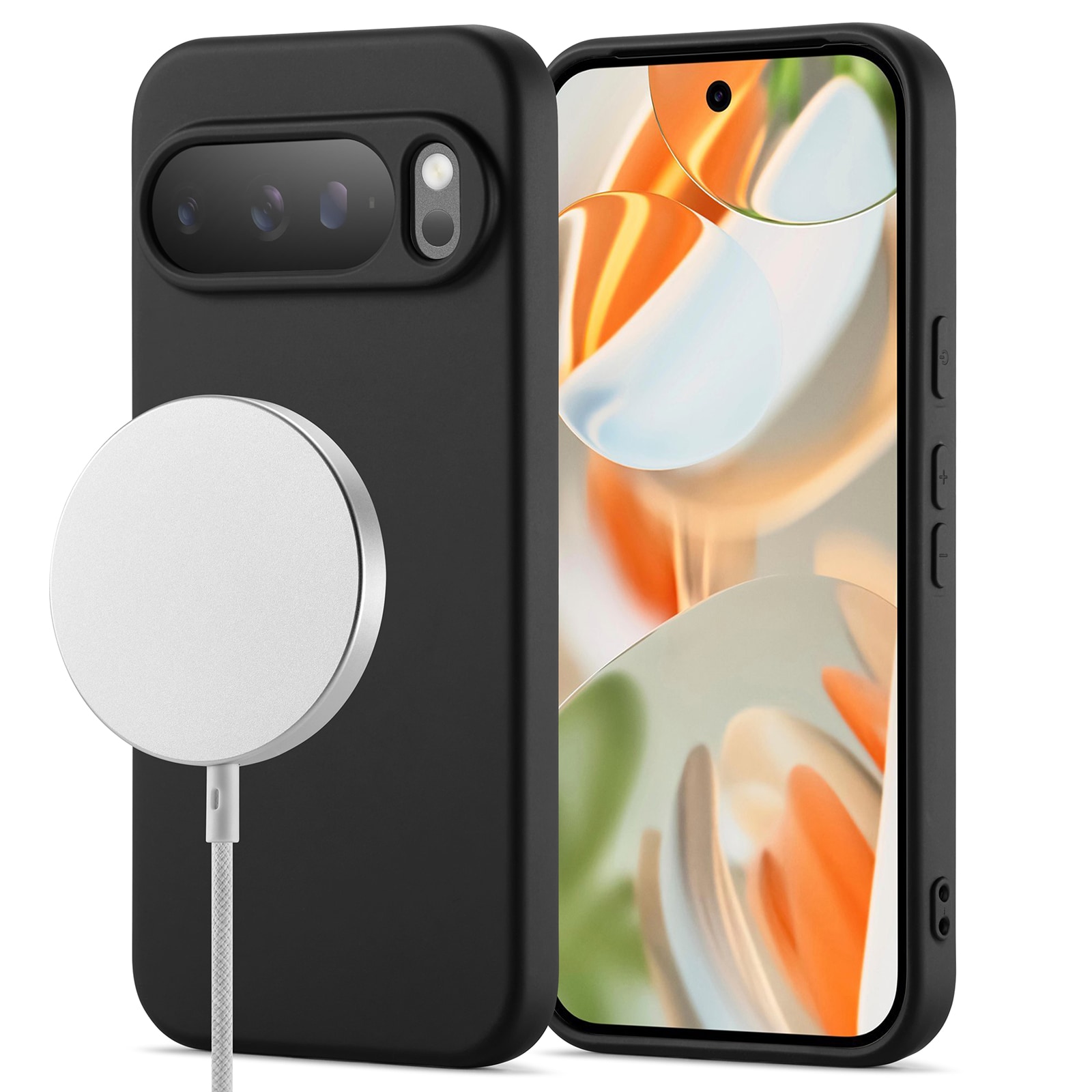 Google Pixel 10 MagSafe Mobilskal i TPU, Svart