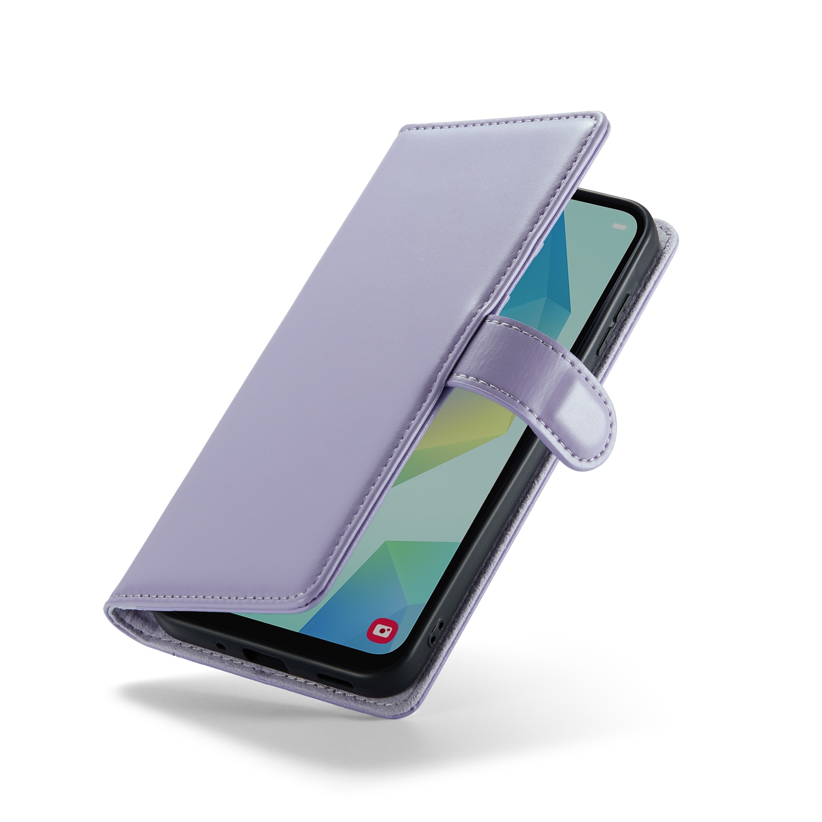 Samsung Galaxy A16 Plånboksfodral i Äkta Läder, Lila