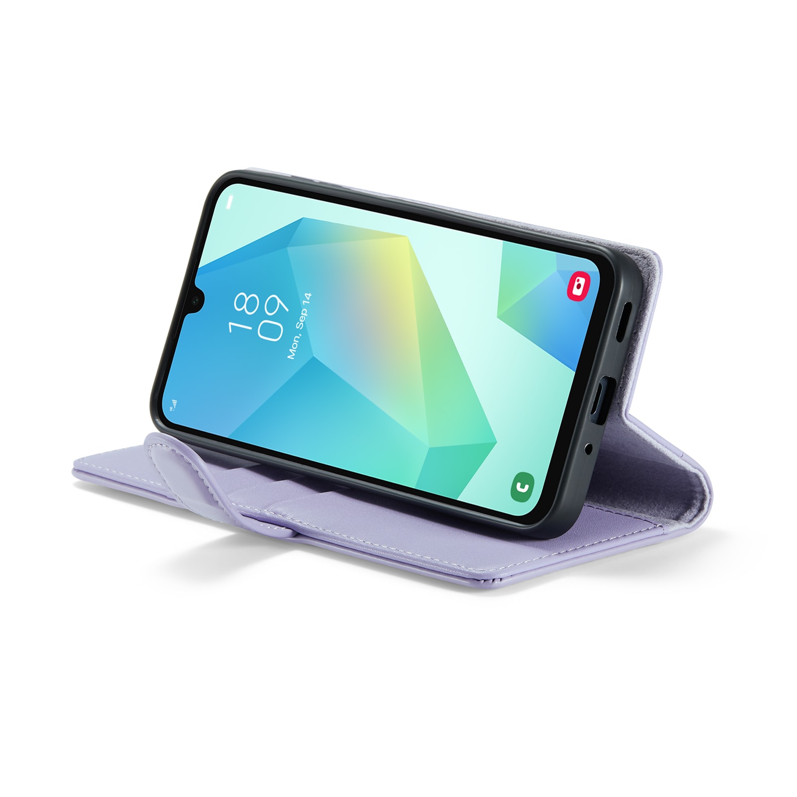 Samsung Galaxy A16 Plånboksfodral i Äkta Läder, Lila