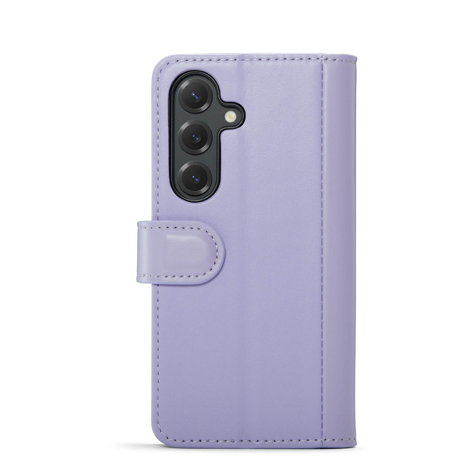 Samsung Galaxy S25 Plånboksfodral i Äkta Läder, Lila