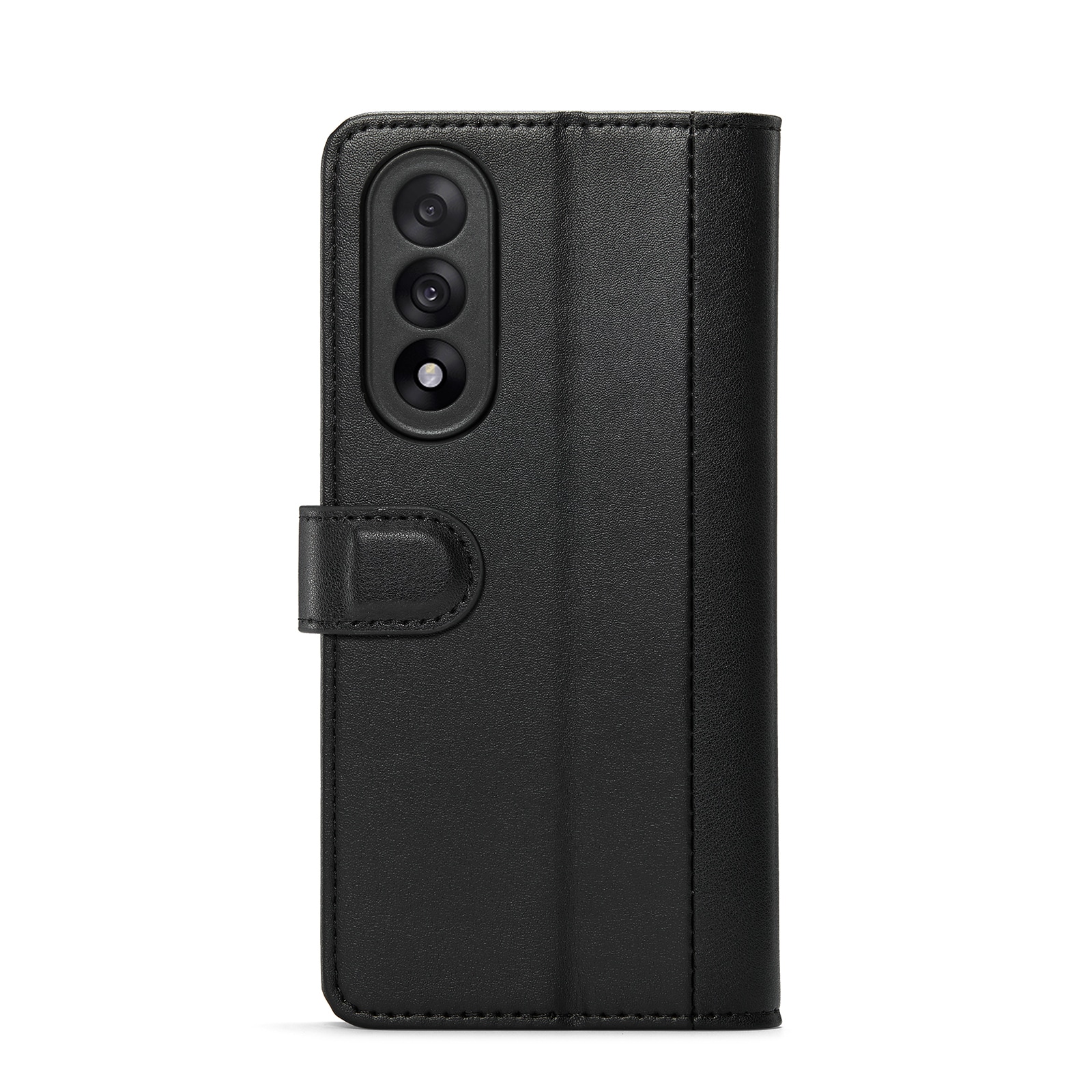  OnePlus Nord 5 Plånboksfodral i Äkta Läder, Svart