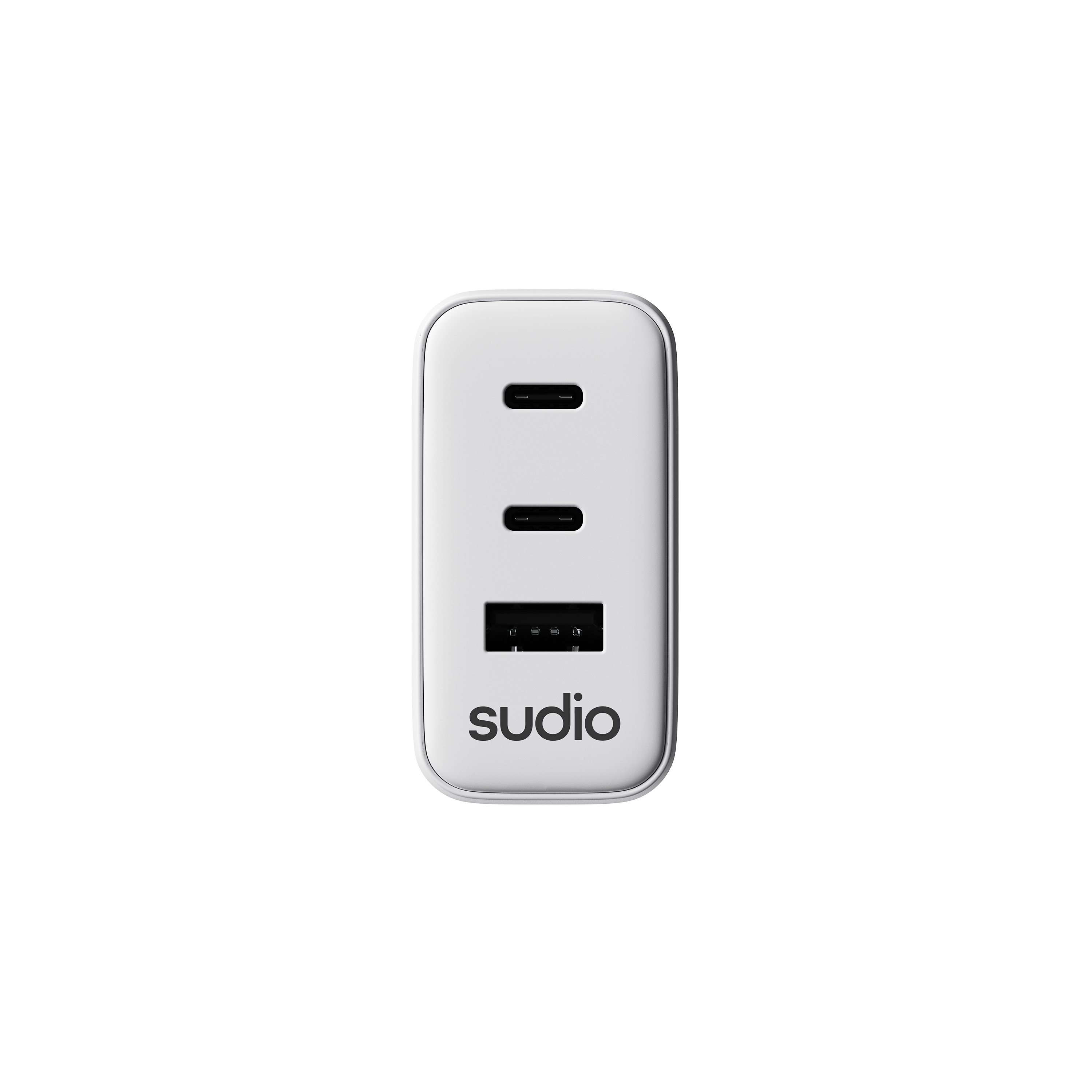 P3 2 x USB-C + USB-A  Väggladdare 65W, Vit
