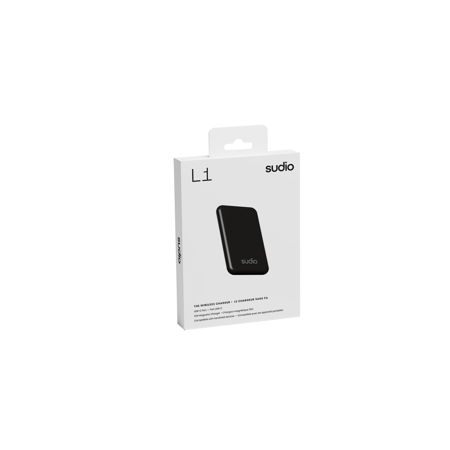 L1 Trådlös Magnetisk Powerbank 5000mAh, svart