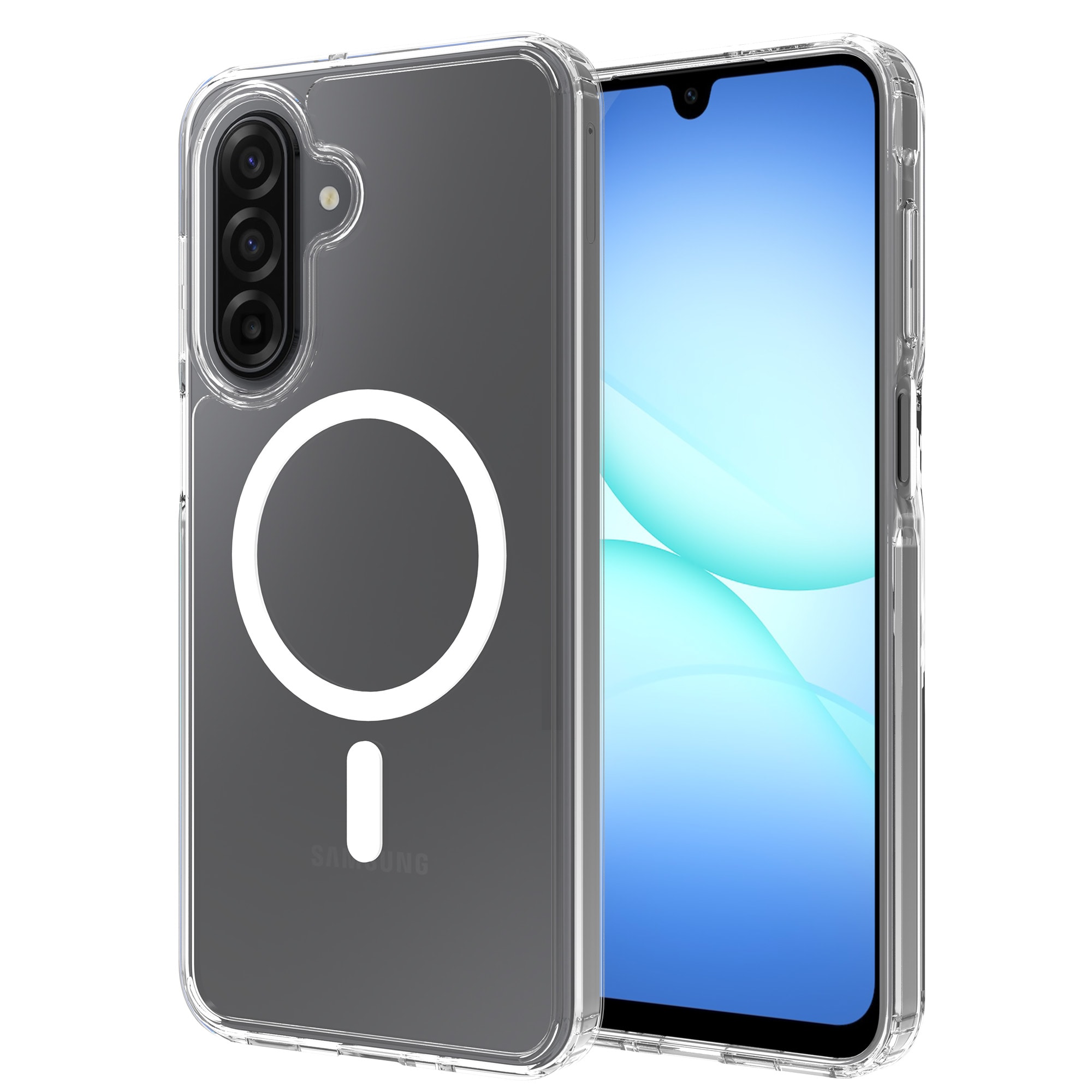 Samsung Galaxy A17 MagSafe Hybrid-skal, Genomskinlig