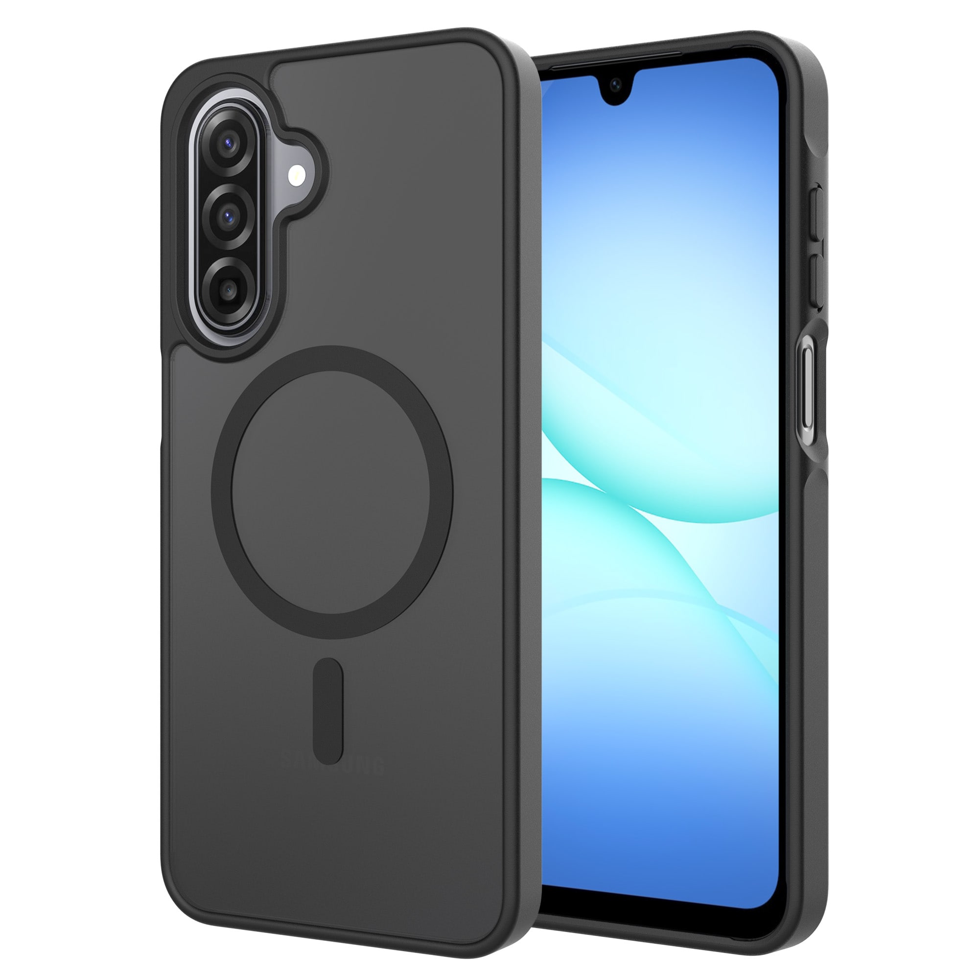 Samsung Galaxy A17 Hybrid-skal Magnetisk, Frosted Black