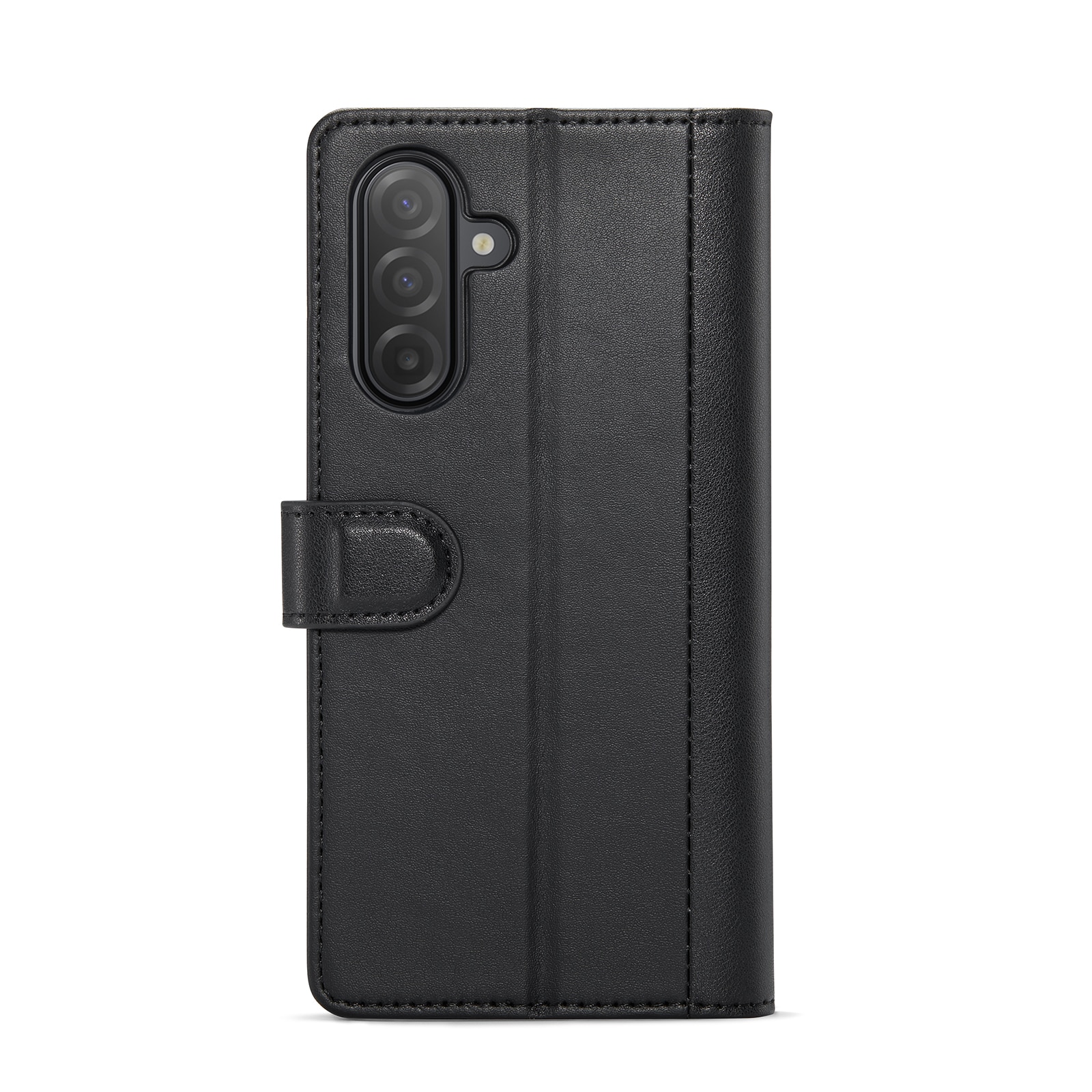 Samsung Galaxy A17 Plånboksfodral i Äkta Läder, Svart