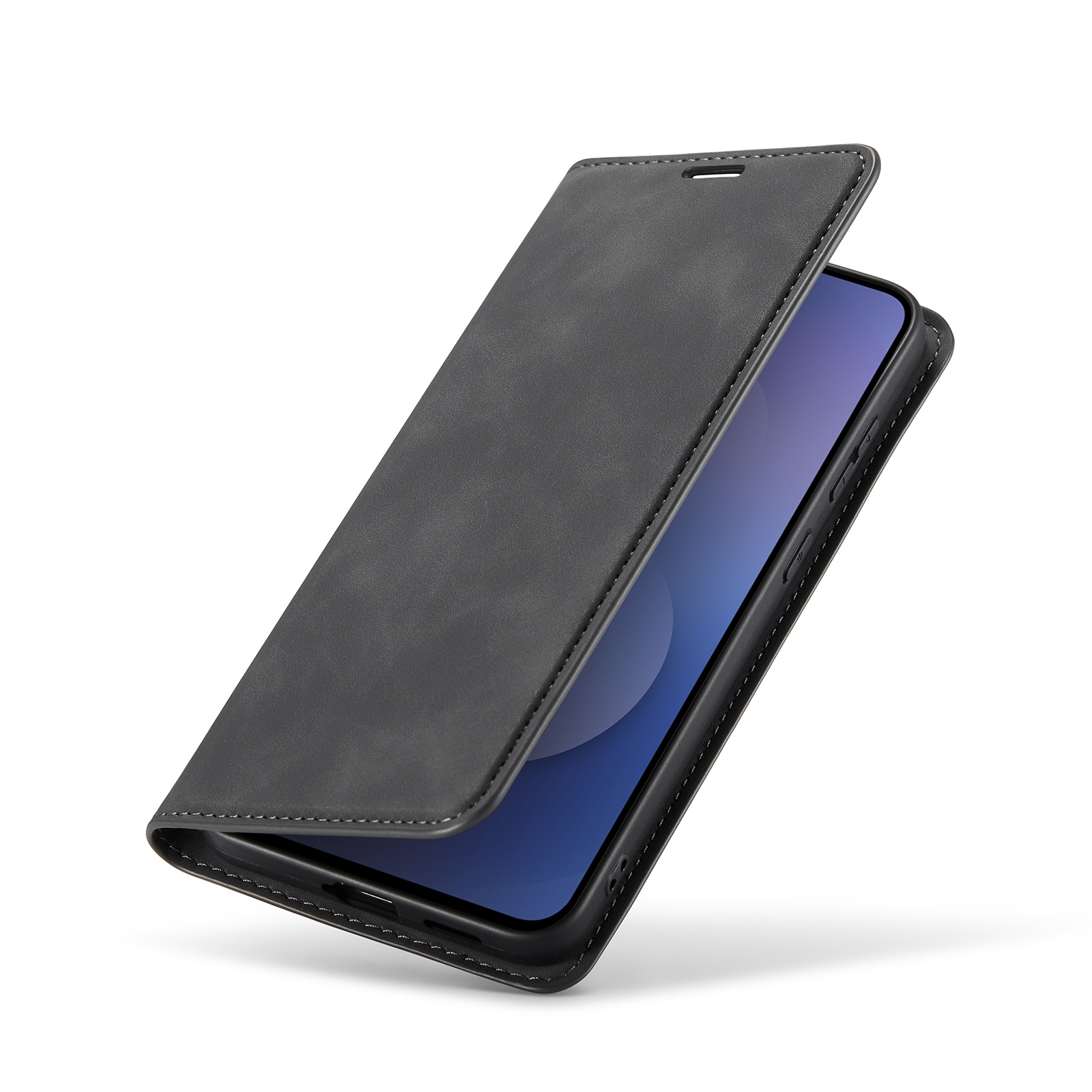 Samsung Galaxy S25 FE Slimmat fodral med kortfack, Svart