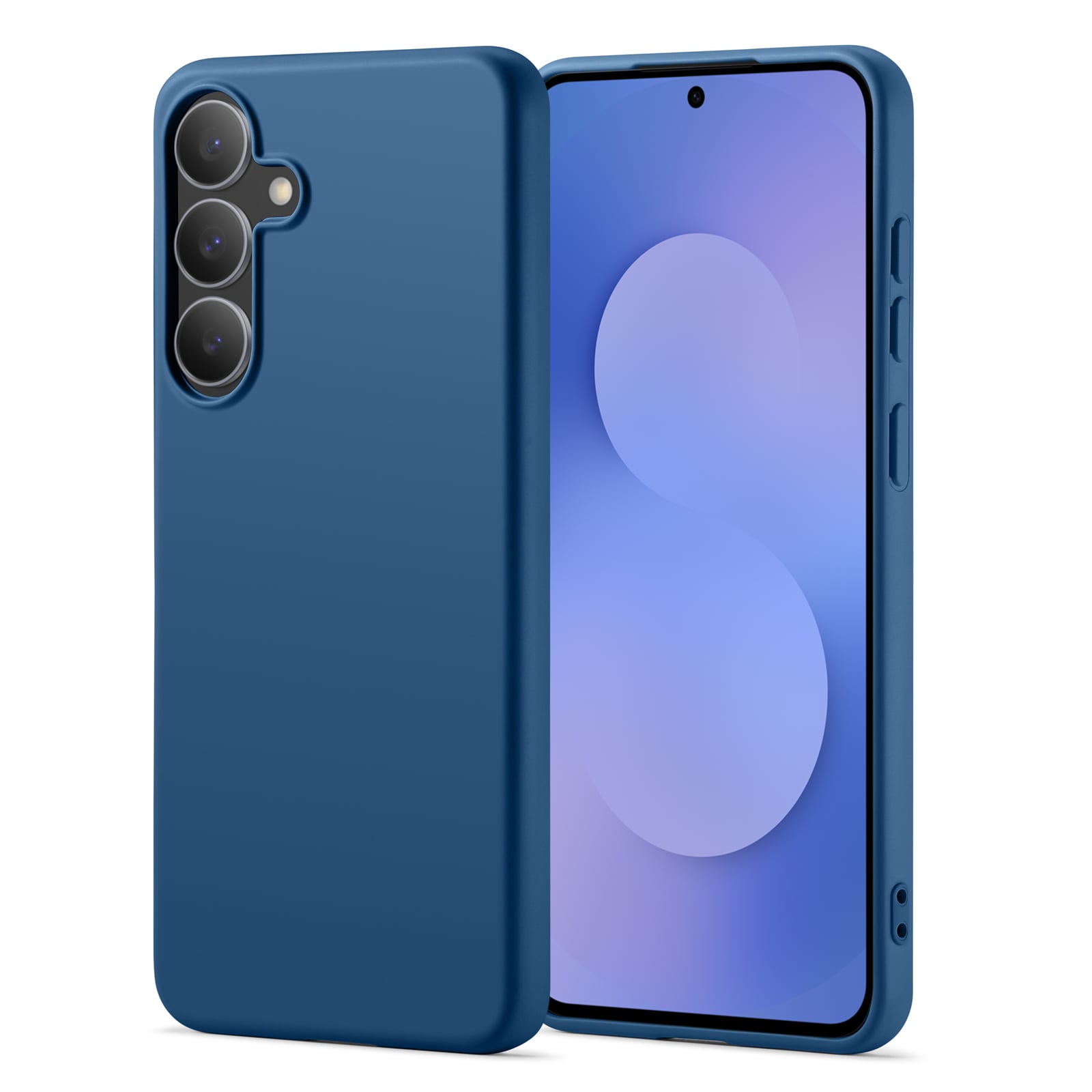Samsung Galaxy S25 FE Mobilskal i TPU, Mörkblå