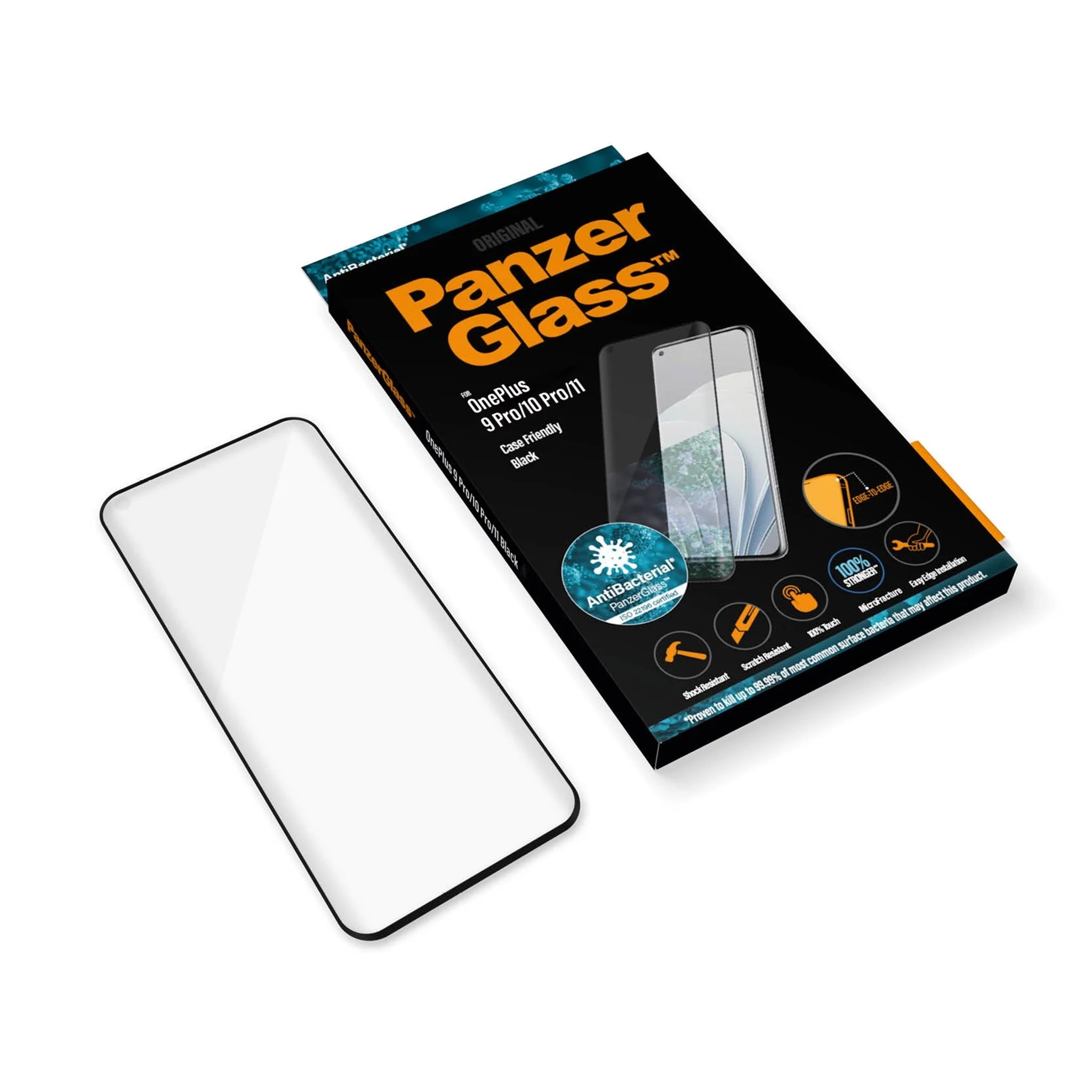 OnePlus 9 Pro/10 Pro/11 Skärmskydd i reptåligt härdat glas - Ultra Wide Fit