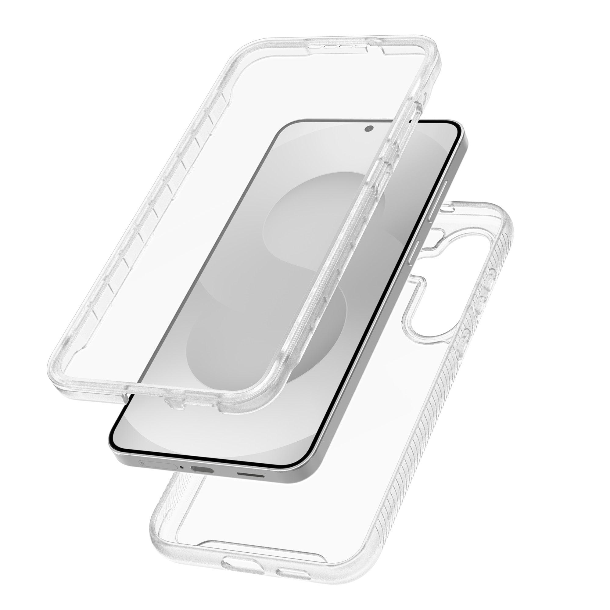 Samsung Galaxy S25 FE Mobilskal Full Protection, Genomskinlig