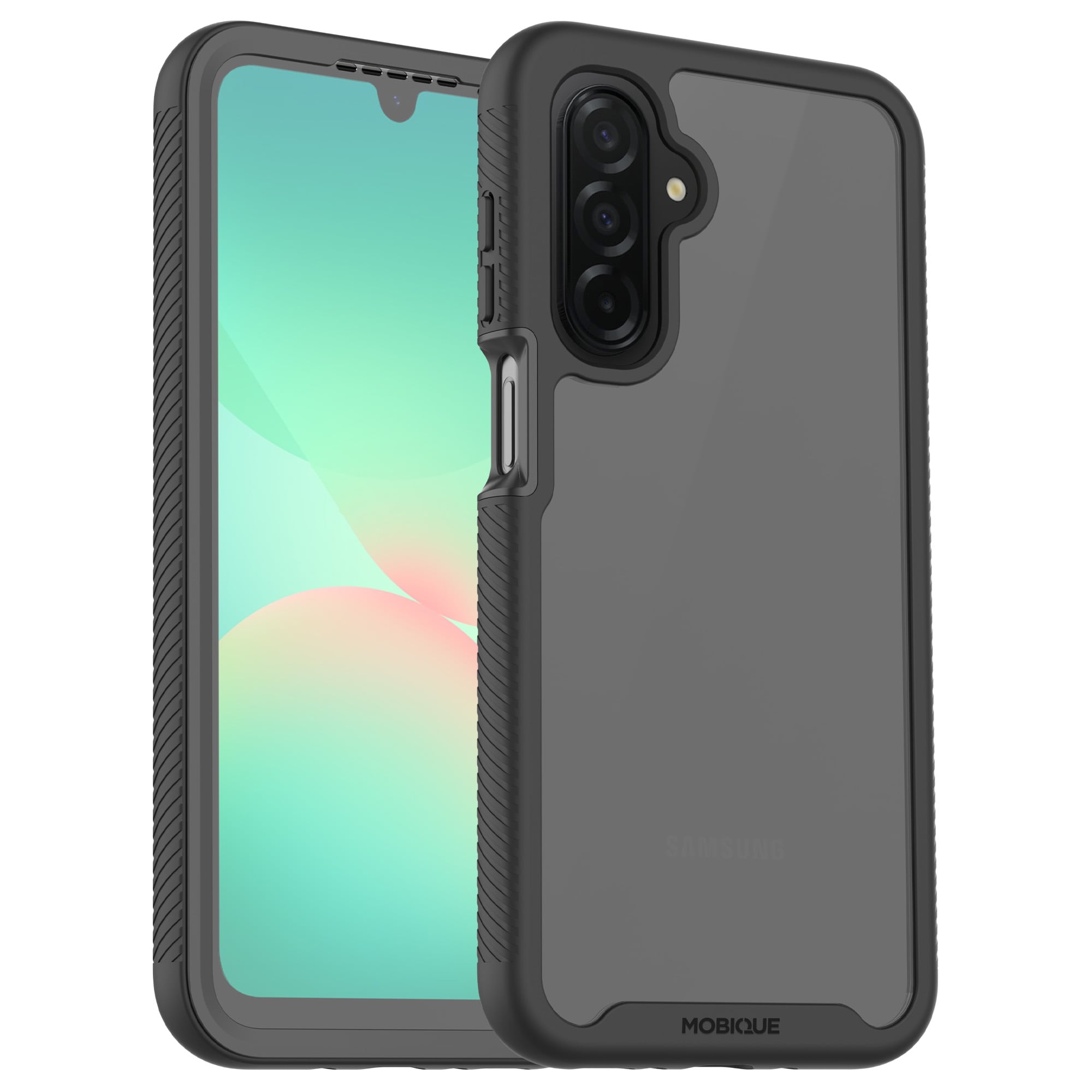 Samsung Galaxy A17 Mobilskal Full Protection, Svart/transparent