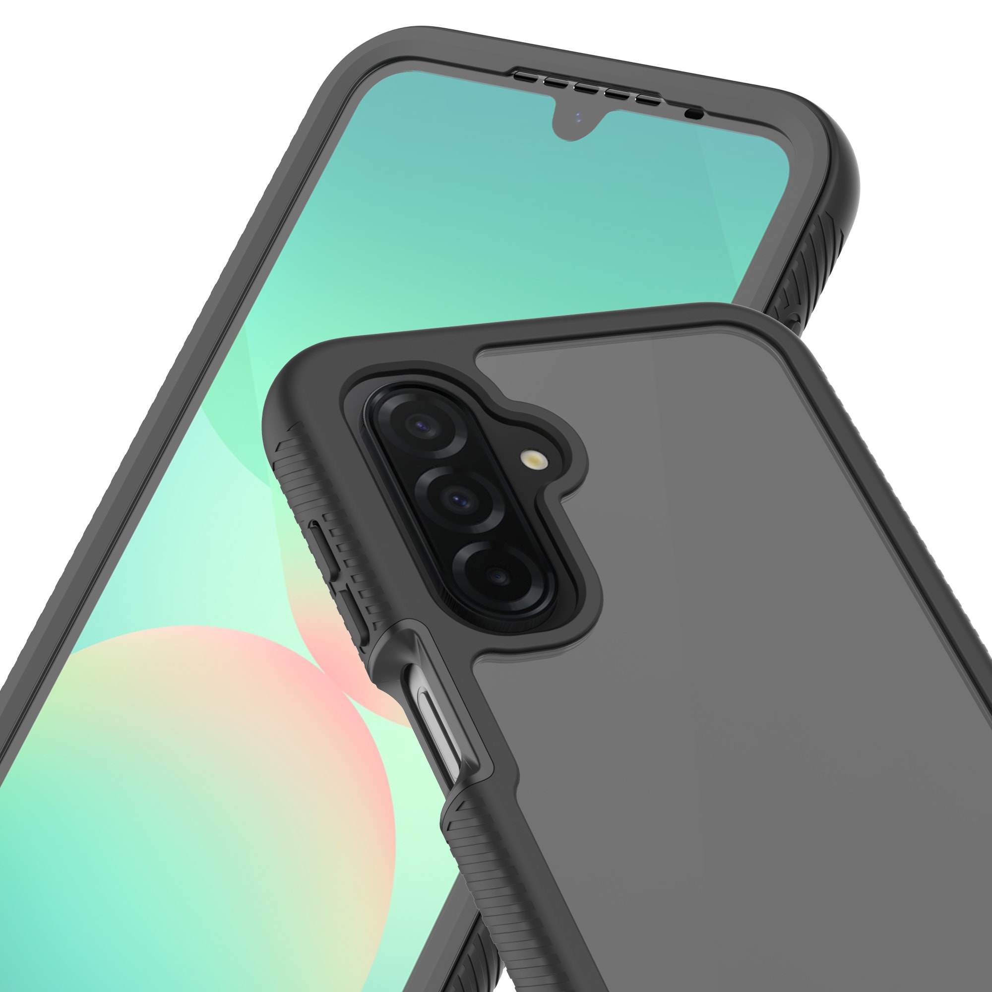 Samsung Galaxy A17 Mobilskal Full Protection, Svart/transparent