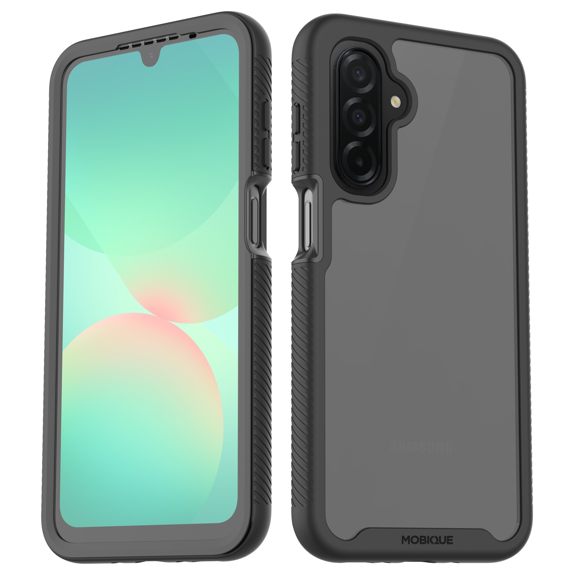 Samsung Galaxy A17 Mobilskal Full Protection, Svart/transparent