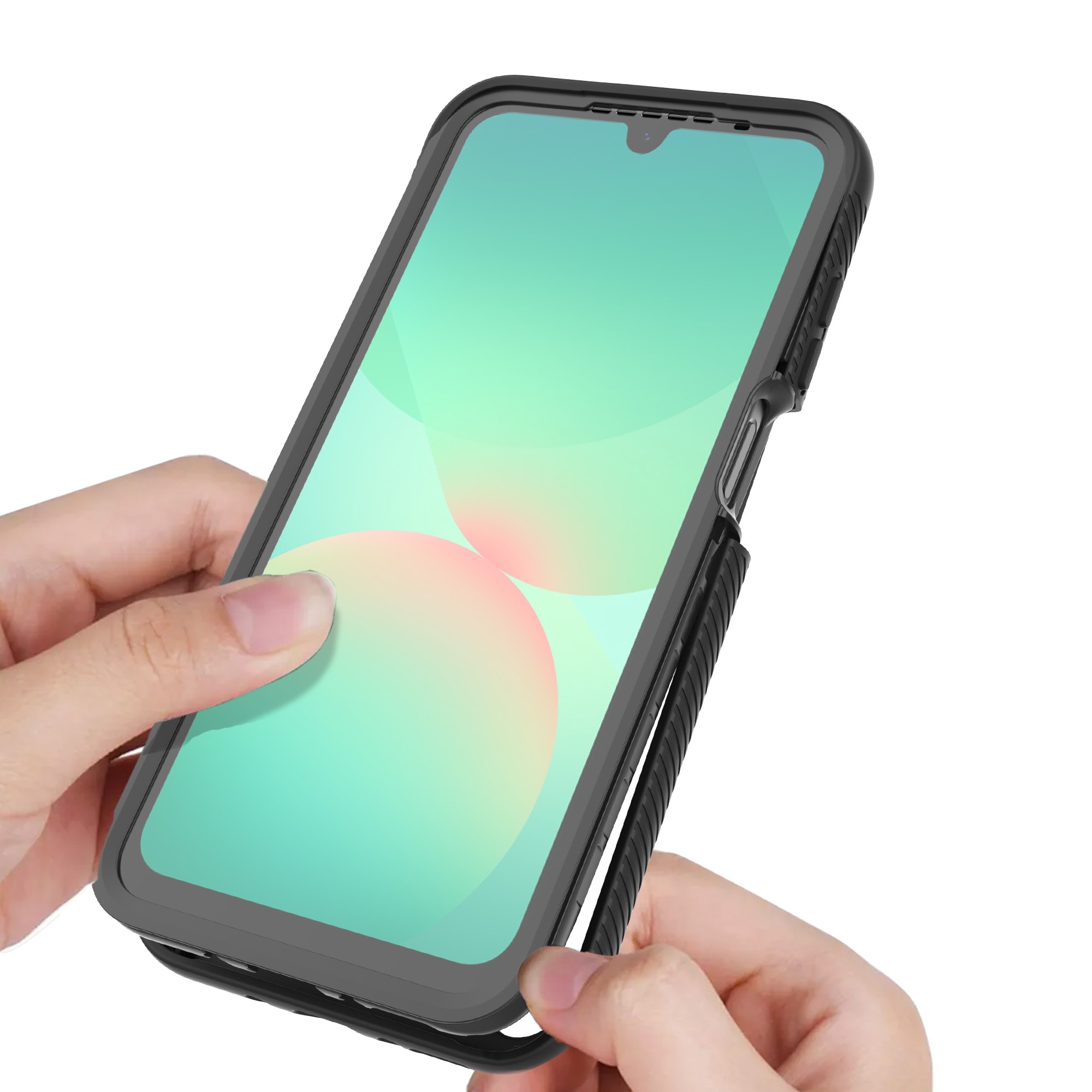 Samsung Galaxy A17 Mobilskal Full Protection, Svart/transparent