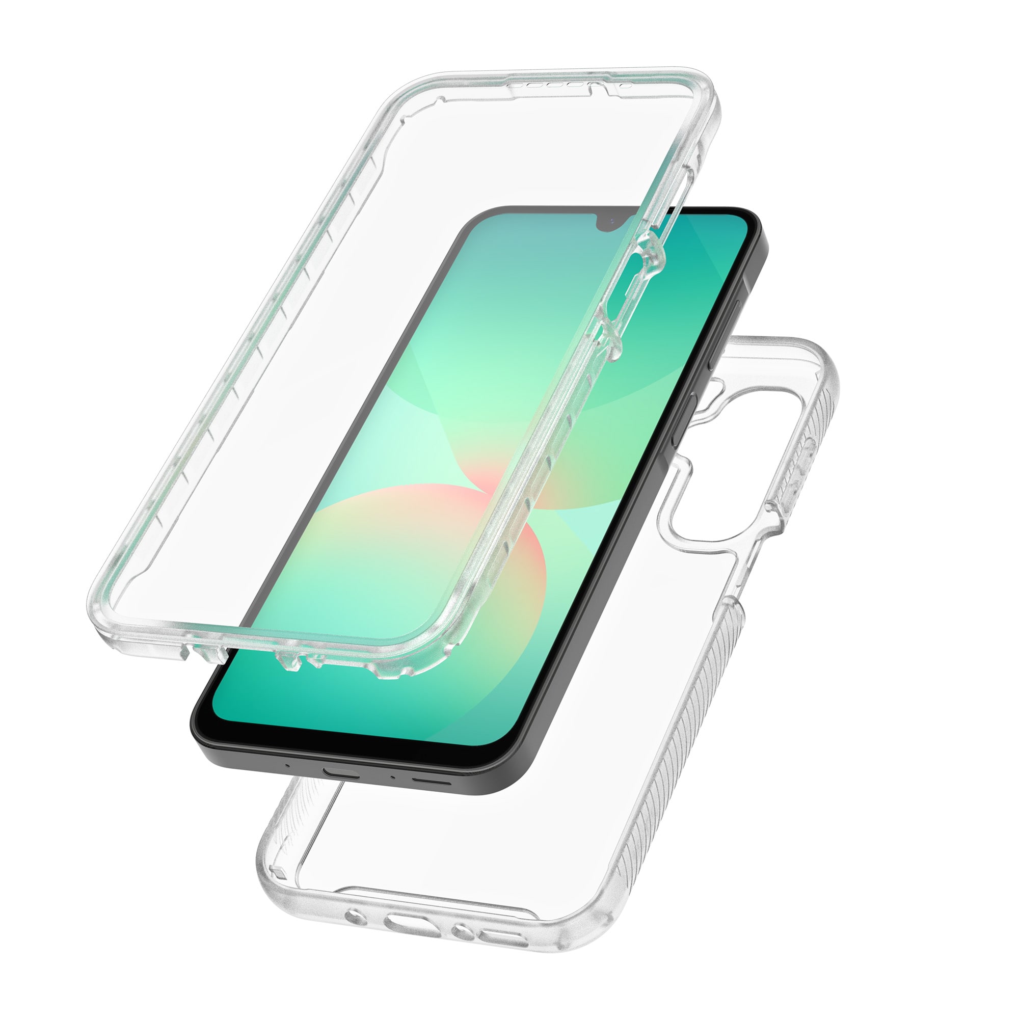 Samsung Galaxy A17 Mobilskal Full Protection, Genomskinlig