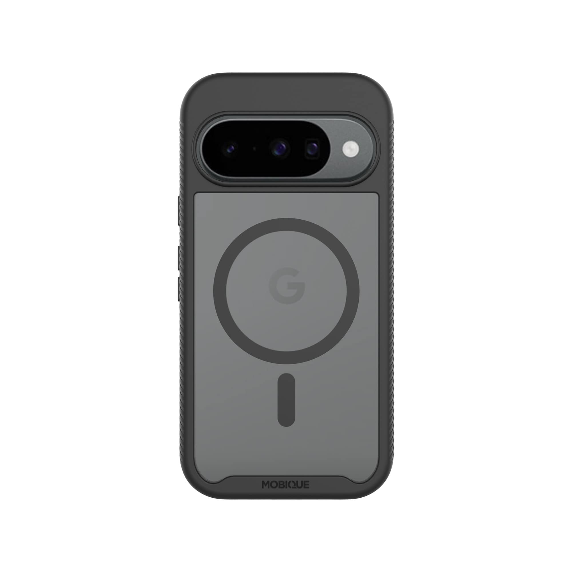 Google Pixel 10 Pro Mobilskal Magnetisk Full Protection, Svart/transparent