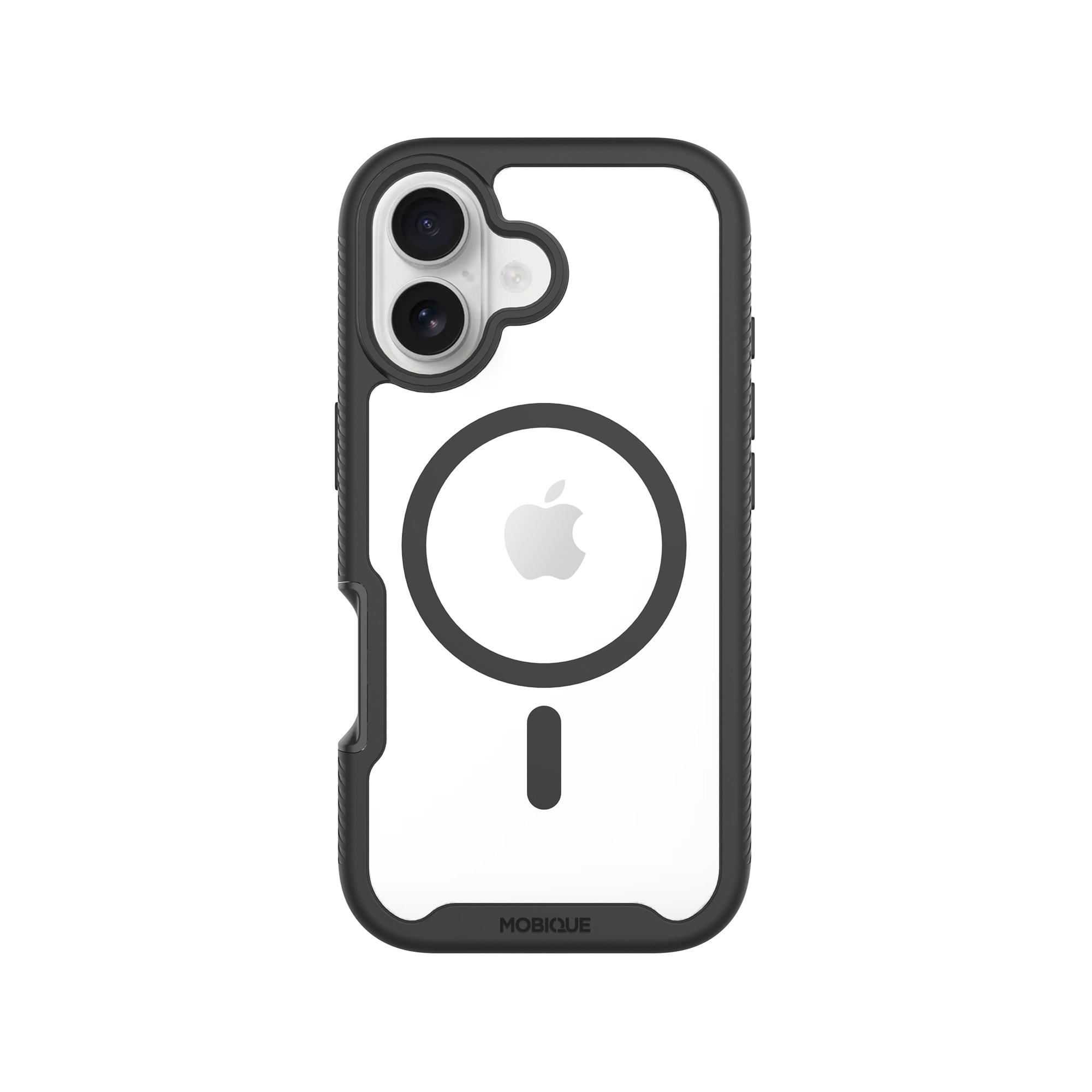 iPhone 17 Mobilskal Magnetisk Full Protection, Svart/transparent