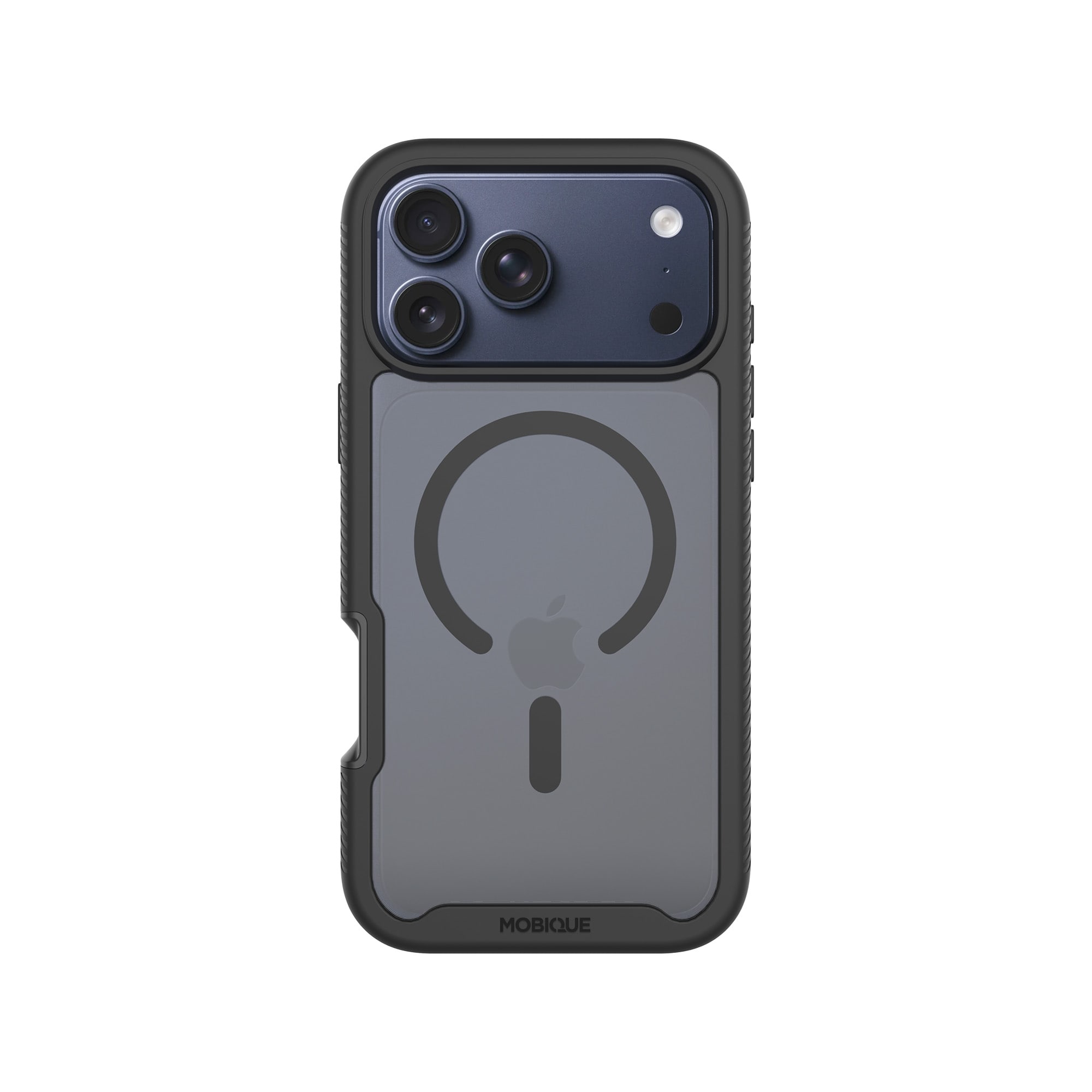 iPhone 17 Pro Mobilskal Magnetisk Full Protection, Svart/transparent