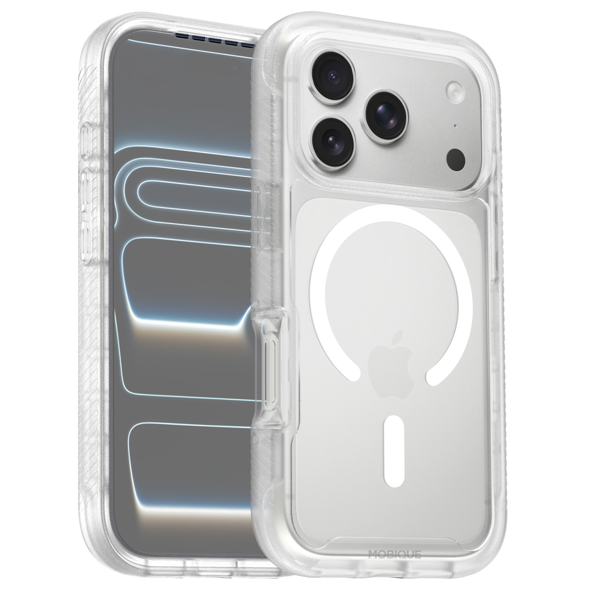 iPhone 17 Pro Mobilskal Magnetisk Full Protection, Genomskinlig