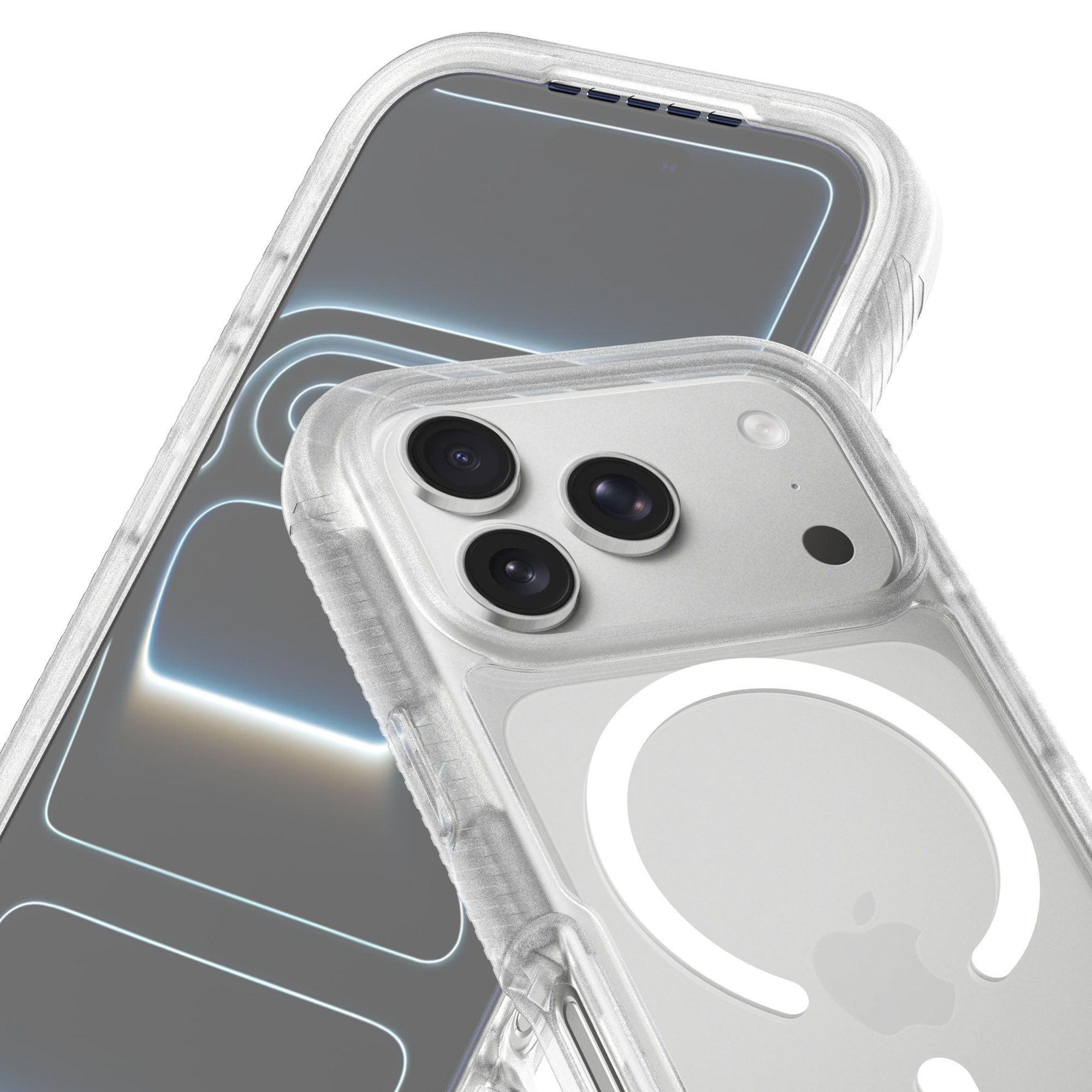 iPhone 17 Pro Mobilskal Magnetisk Full Protection, Genomskinlig