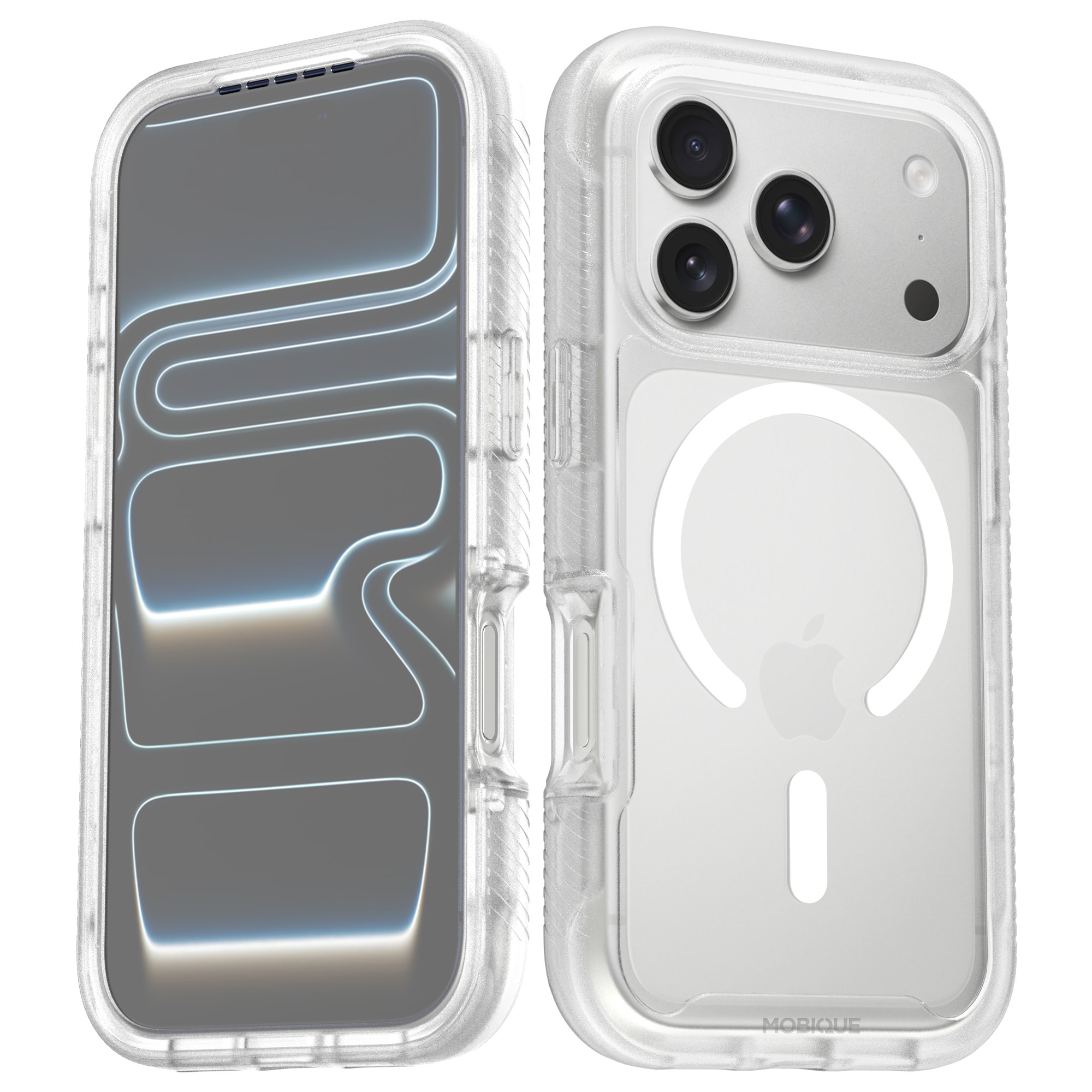 iPhone 17 Pro Mobilskal Magnetisk Full Protection, Genomskinlig