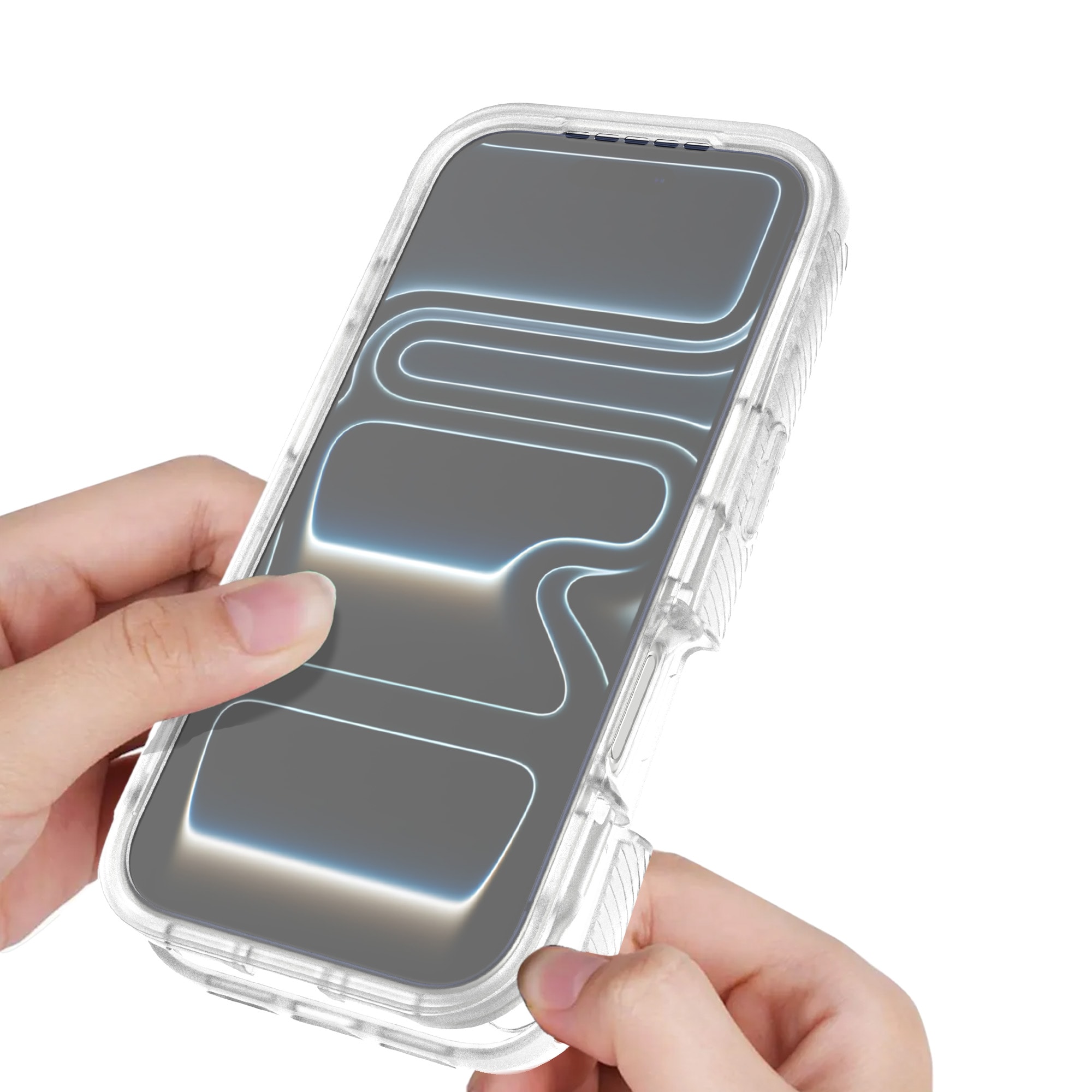 iPhone 17 Pro Mobilskal Magnetisk Full Protection, Genomskinlig