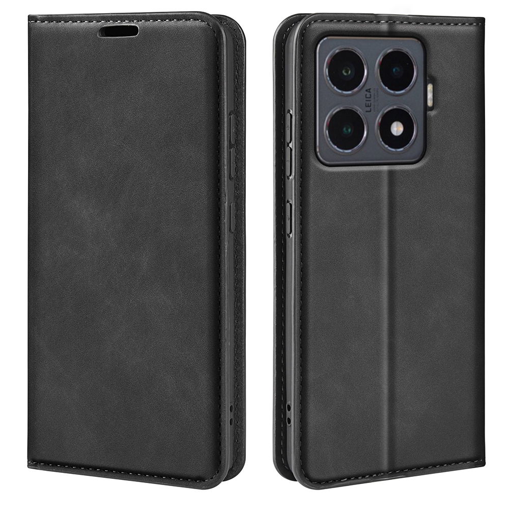 Xiaomi 15T Pro Slimmat fodral med kortfack, Svart